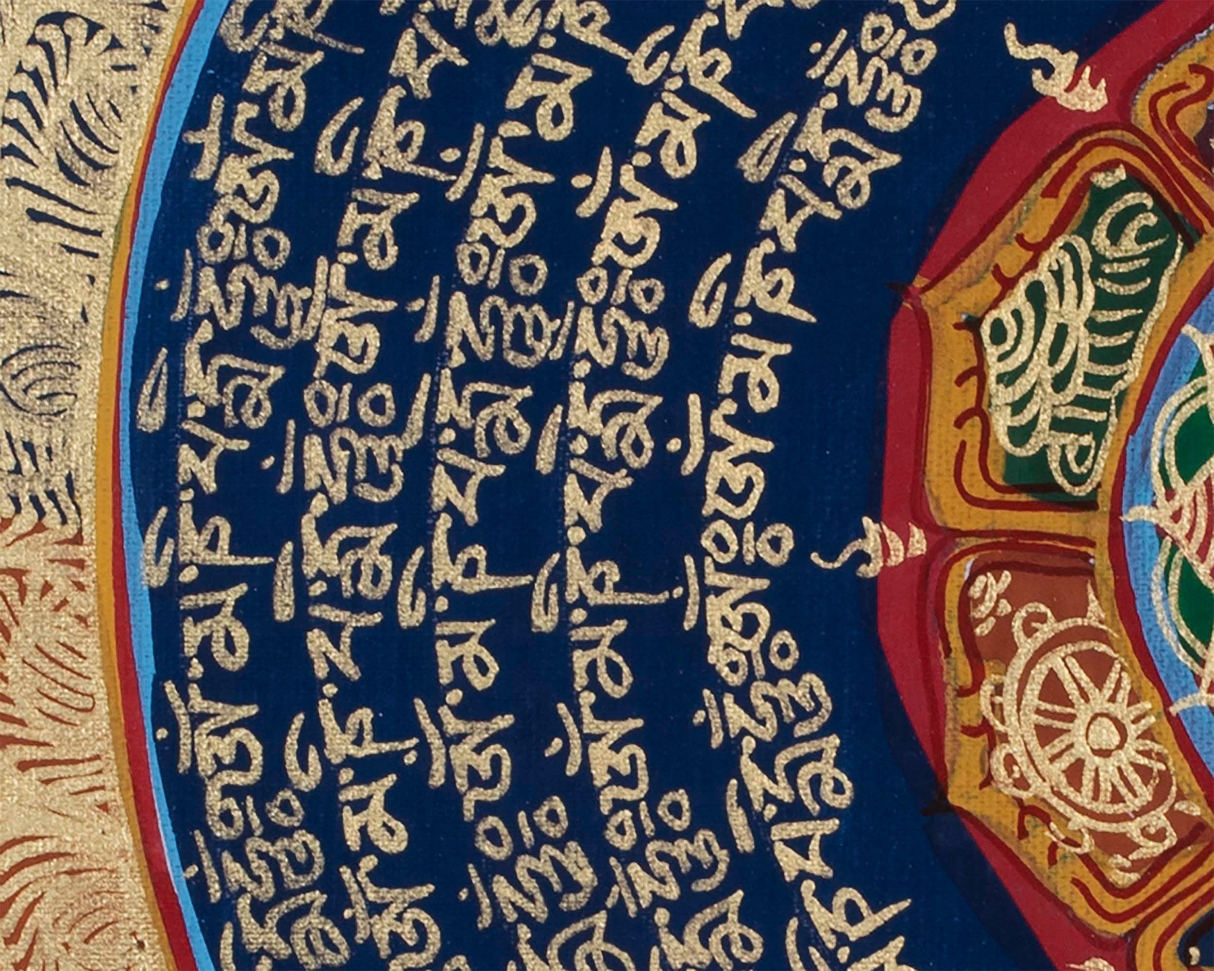 8 Auspicious Symbols Mandala | Buddhist Wall Hanging