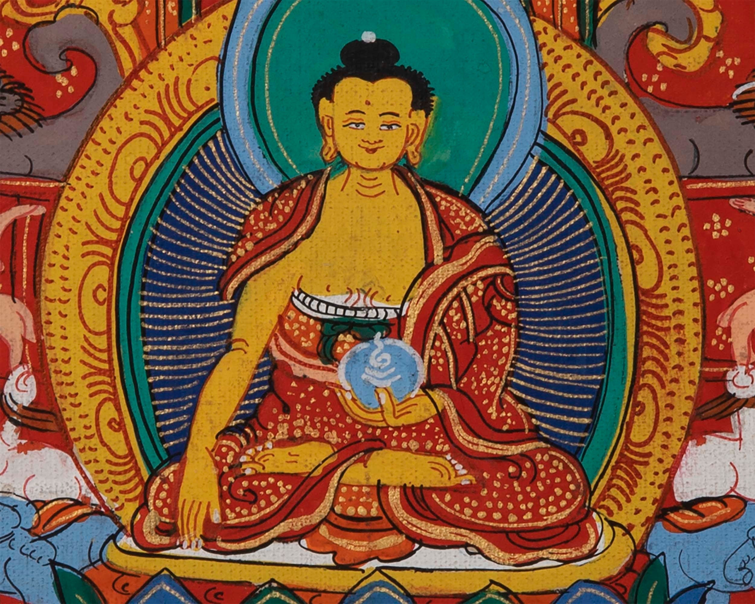 Life Story of The Tathagata | Shakyamuni Buddha Thangka