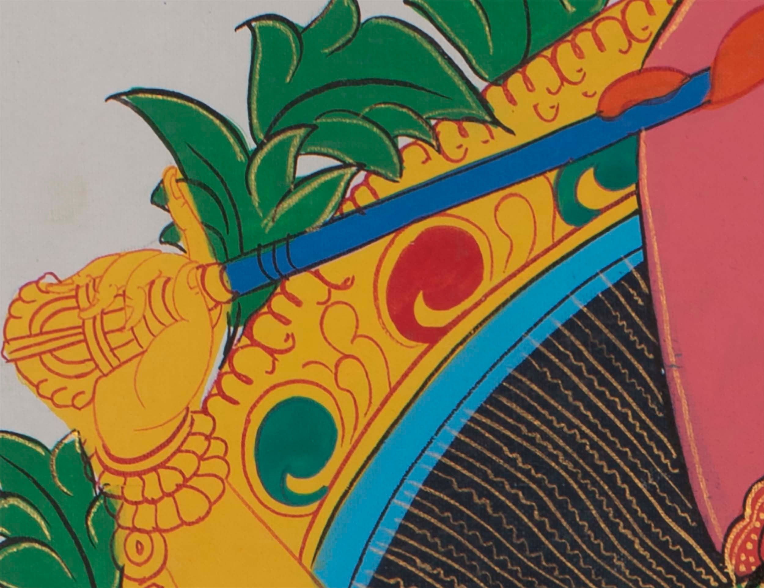 Manjushree Bodhisattva Thangka | God of Divine Wisdom