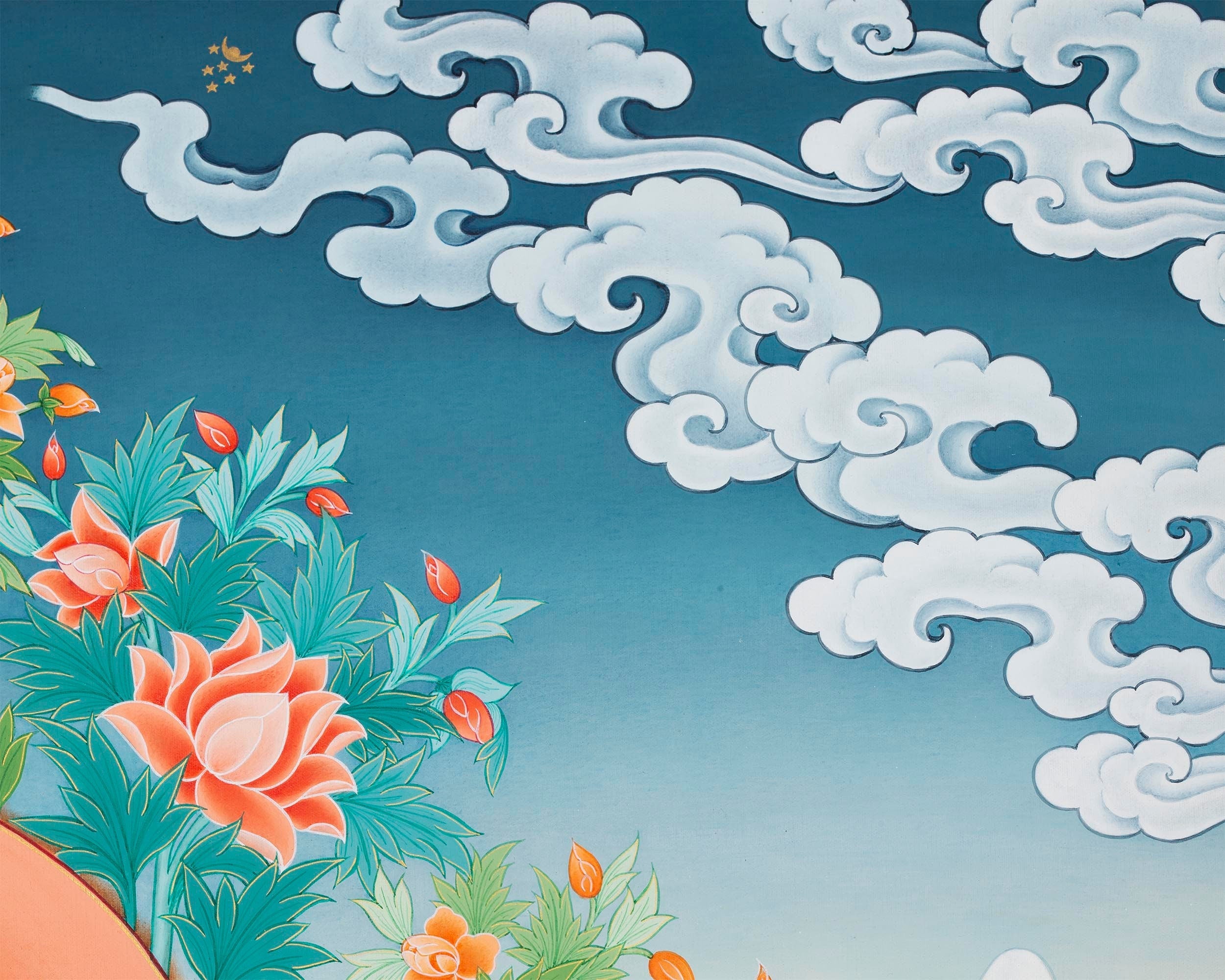 Samaya Tara Thangka | Original Hand Painted Tibetan Art | Ritual Objects