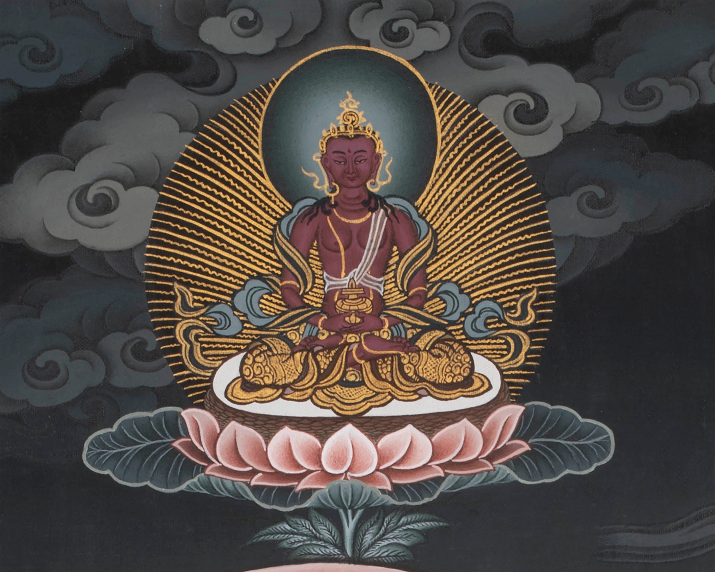 White Tara Thangka | Tibetan Dolkar Bodhisattva Of Long Life