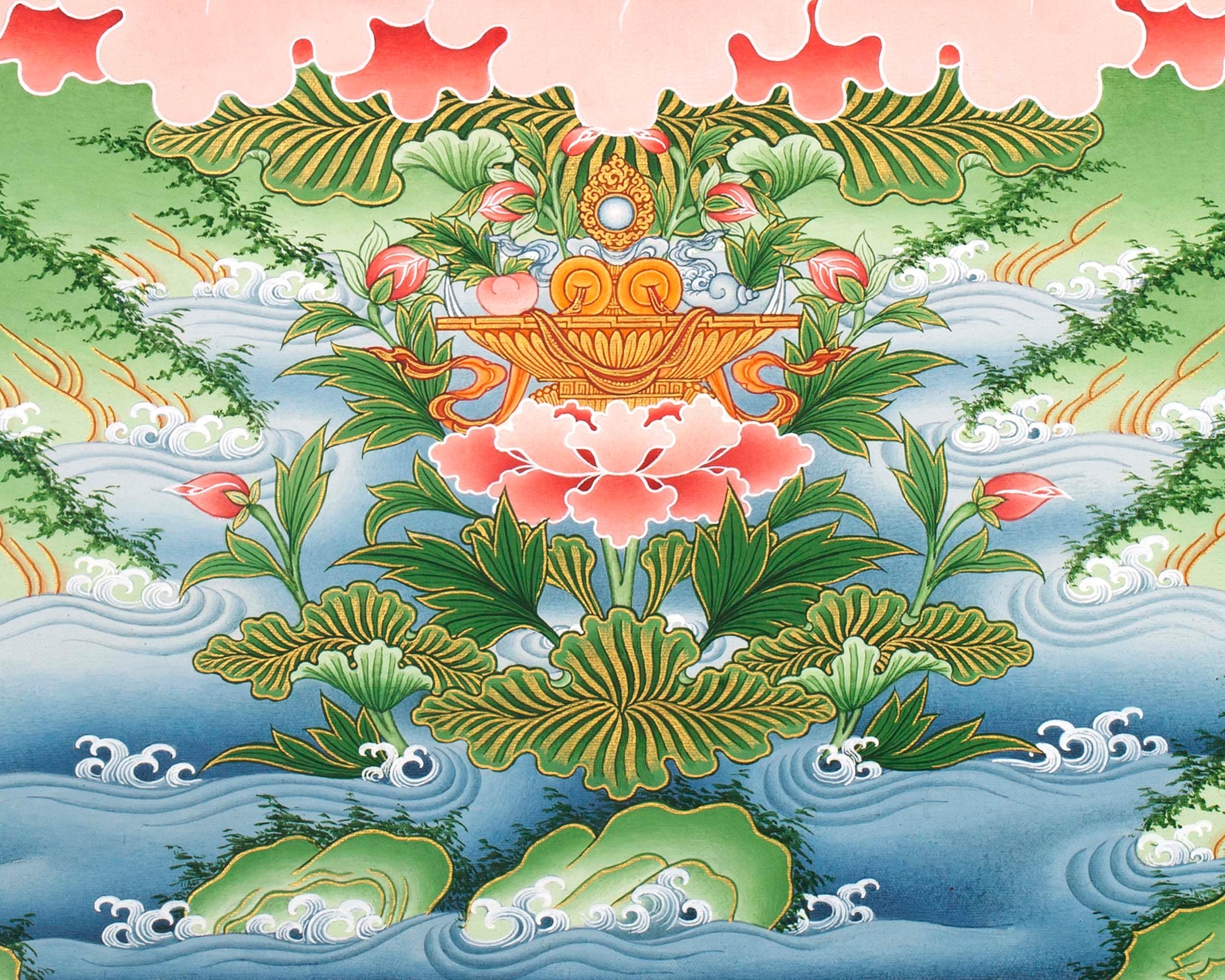 Arya Boddhisattva Manjushri Thangka | Wrathful Deity