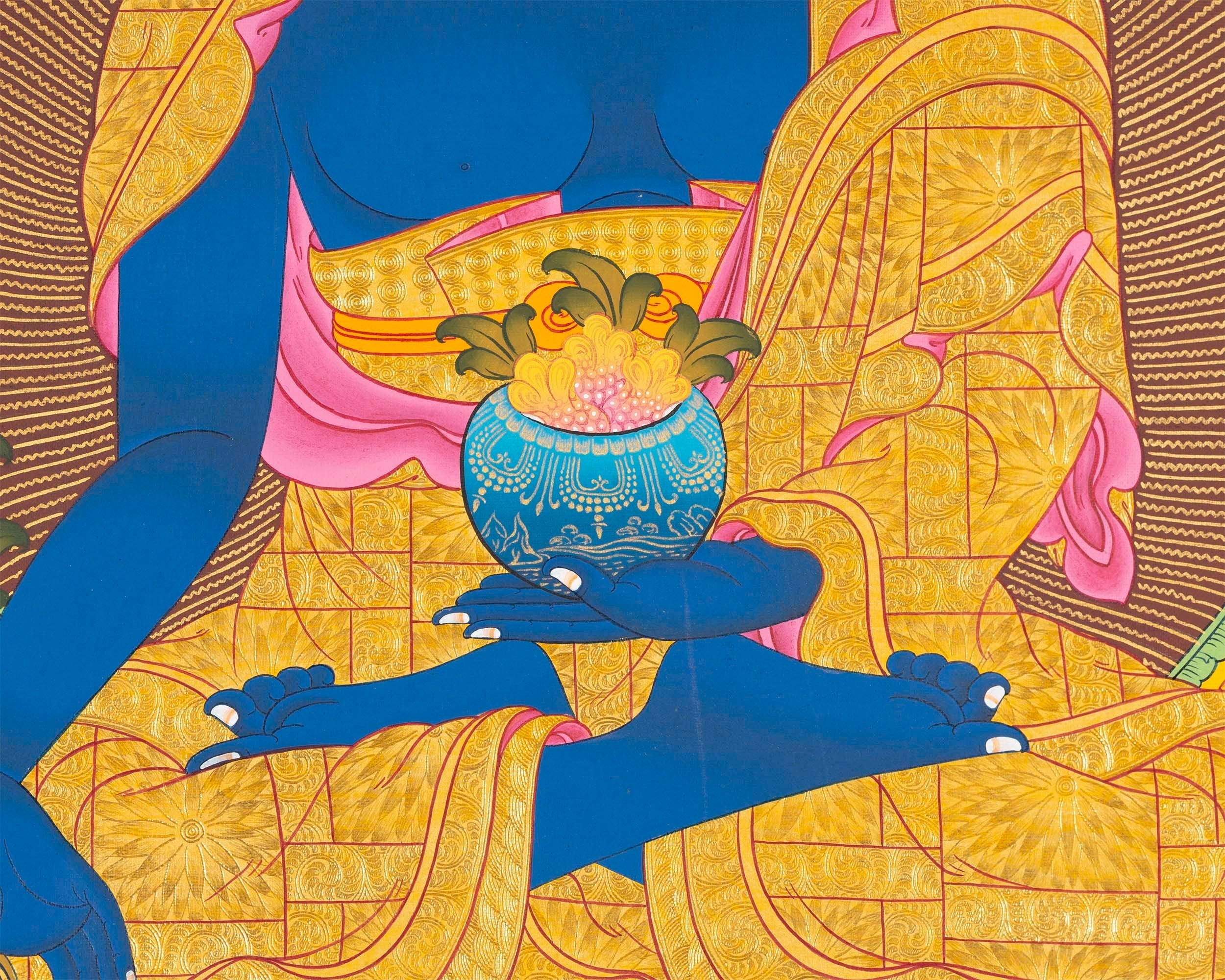 Medicine Buddha Thangka | Healing Buddha