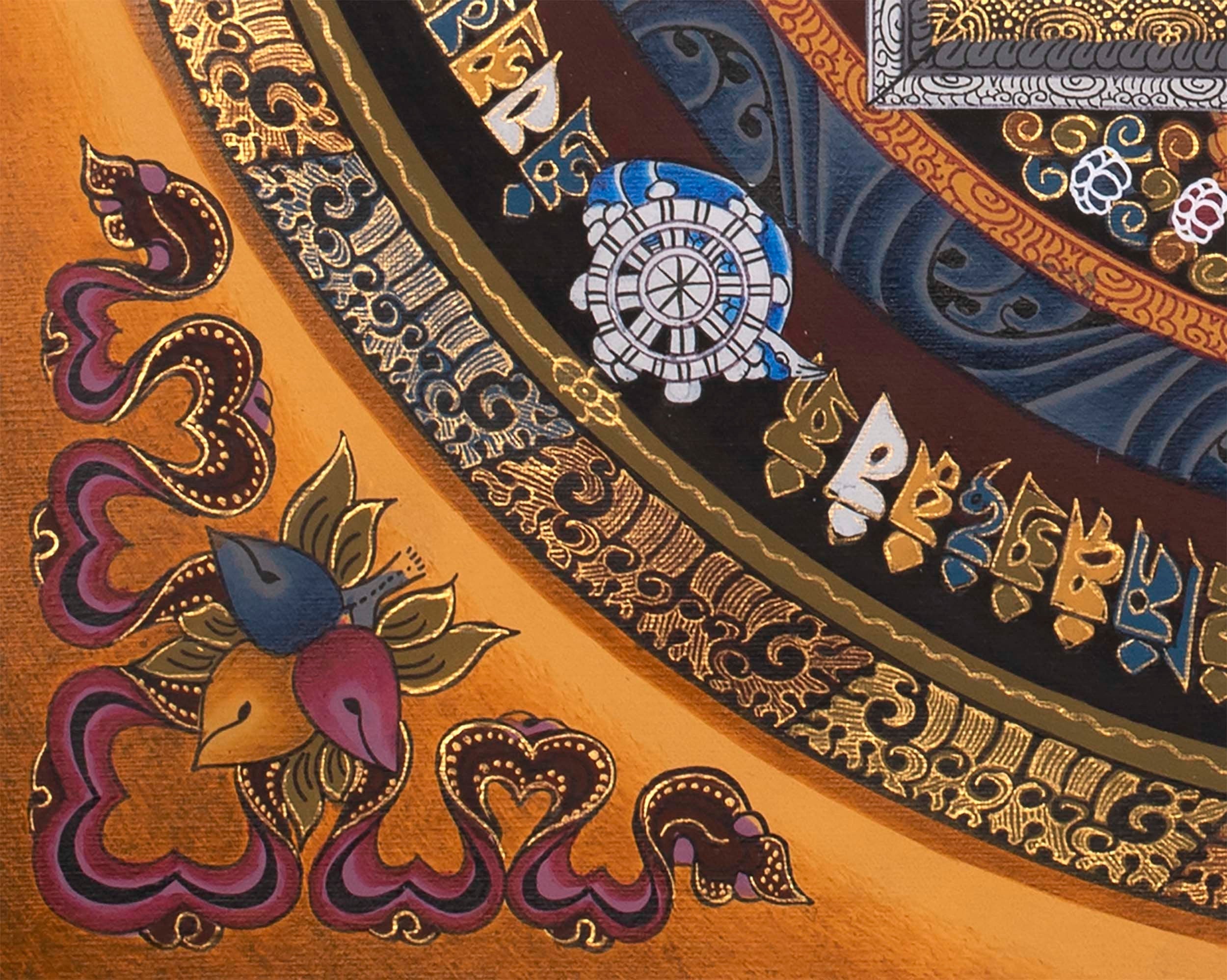 Kalachakra Mandala Thangka | Small Size Wall Decoration Painting