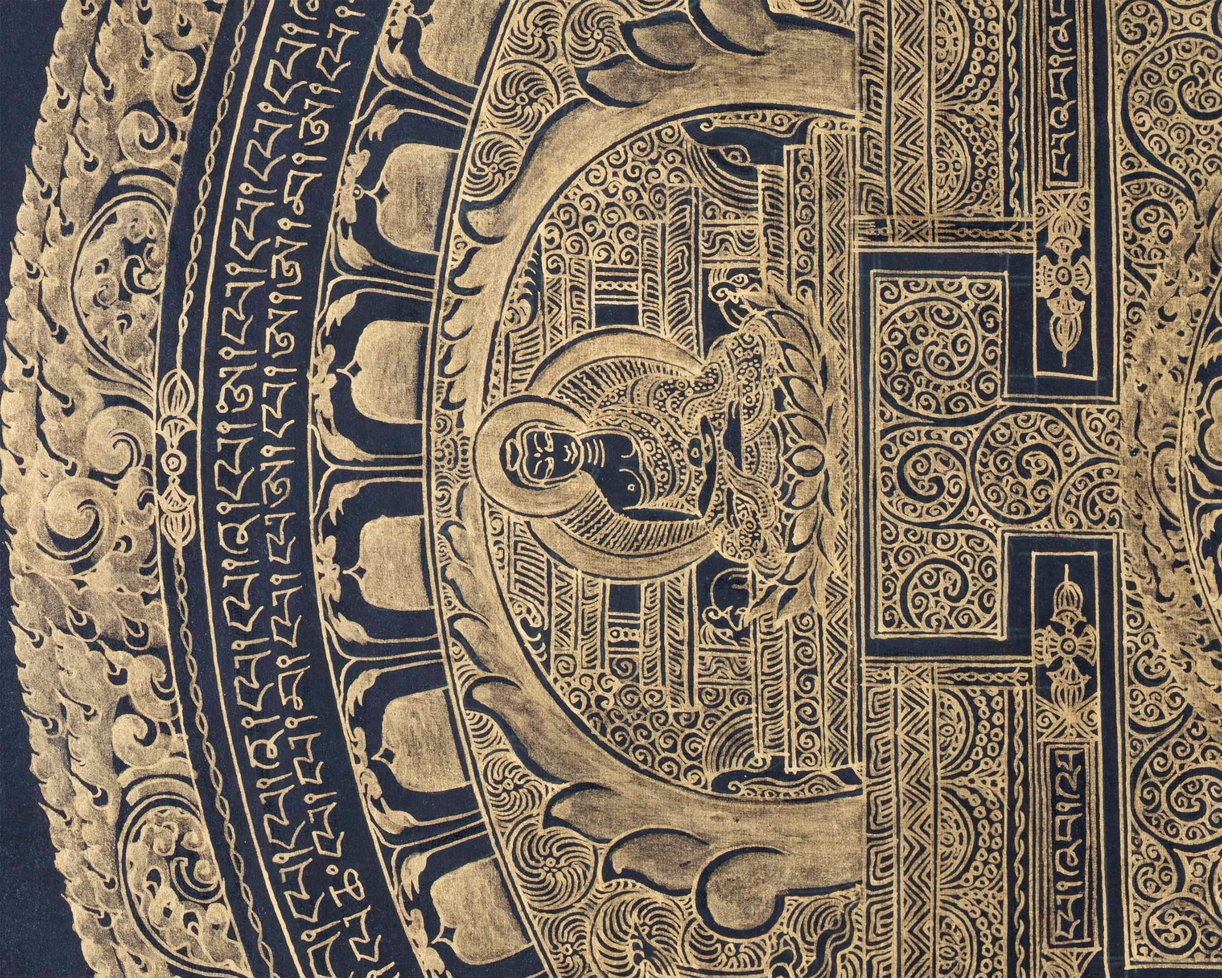 1000 Armed Chengrezig Mandala | Bodhisattva Painting