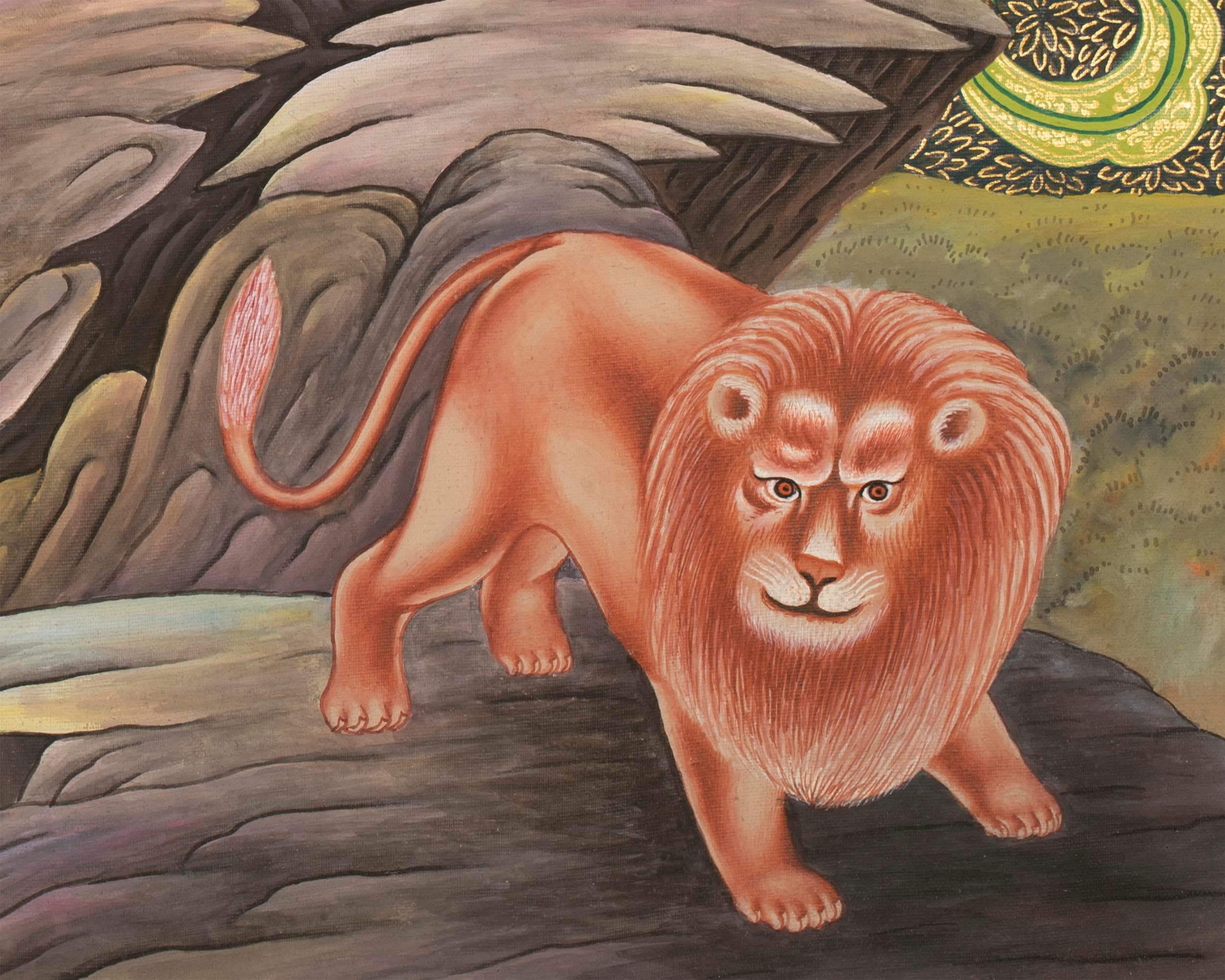 Newari Art Style | Original Hand-painted Lord Shiva, Shankar, Mahadev Thangka Painting