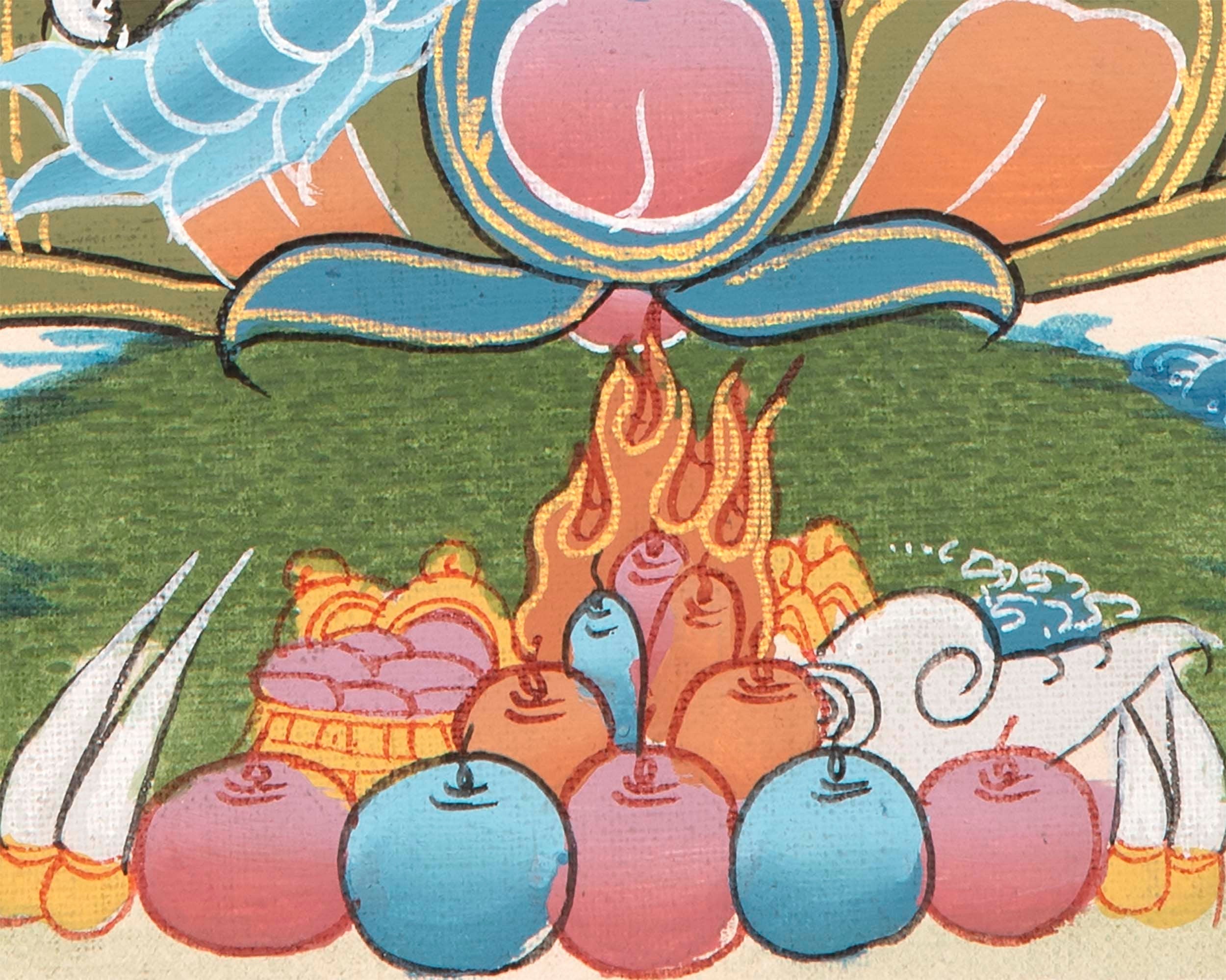 Green Tara Thangka | Wall Decoration Painting