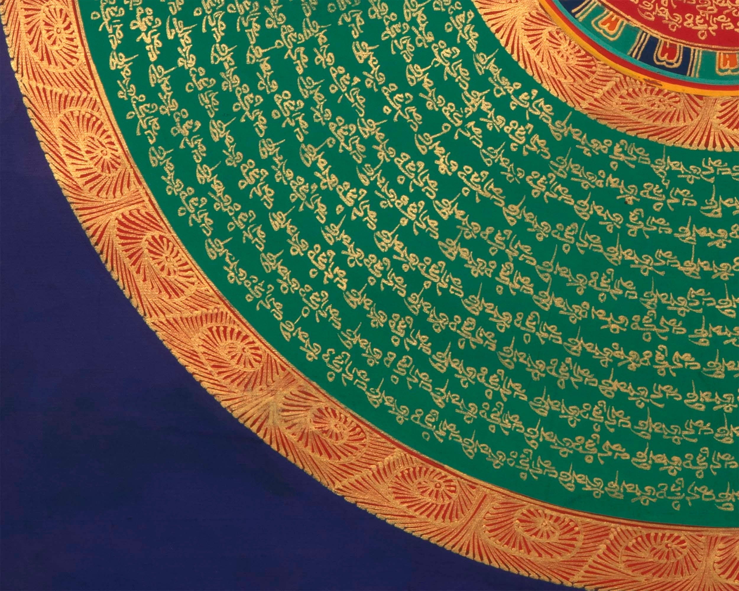 Round Mandala Thangka | Mindfulness Meditation