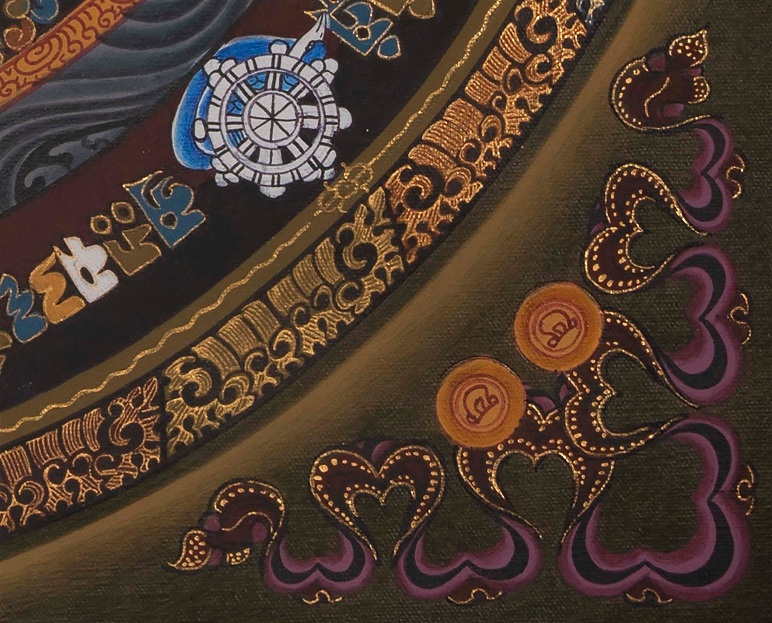 Buddhist Kalachakra Mandala | Spiritual Art