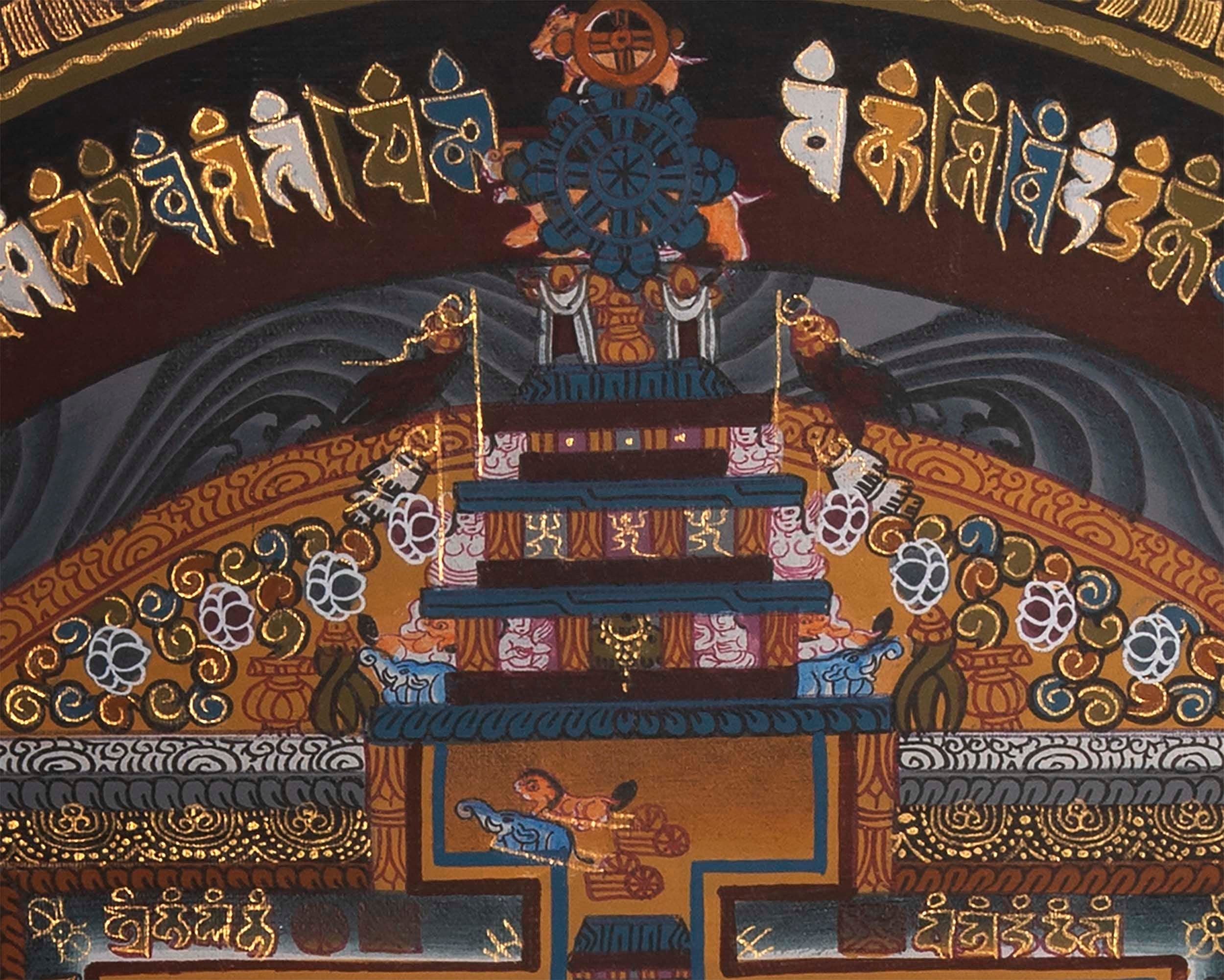 Buddhist Kalachakra Mandala | Spiritual Art