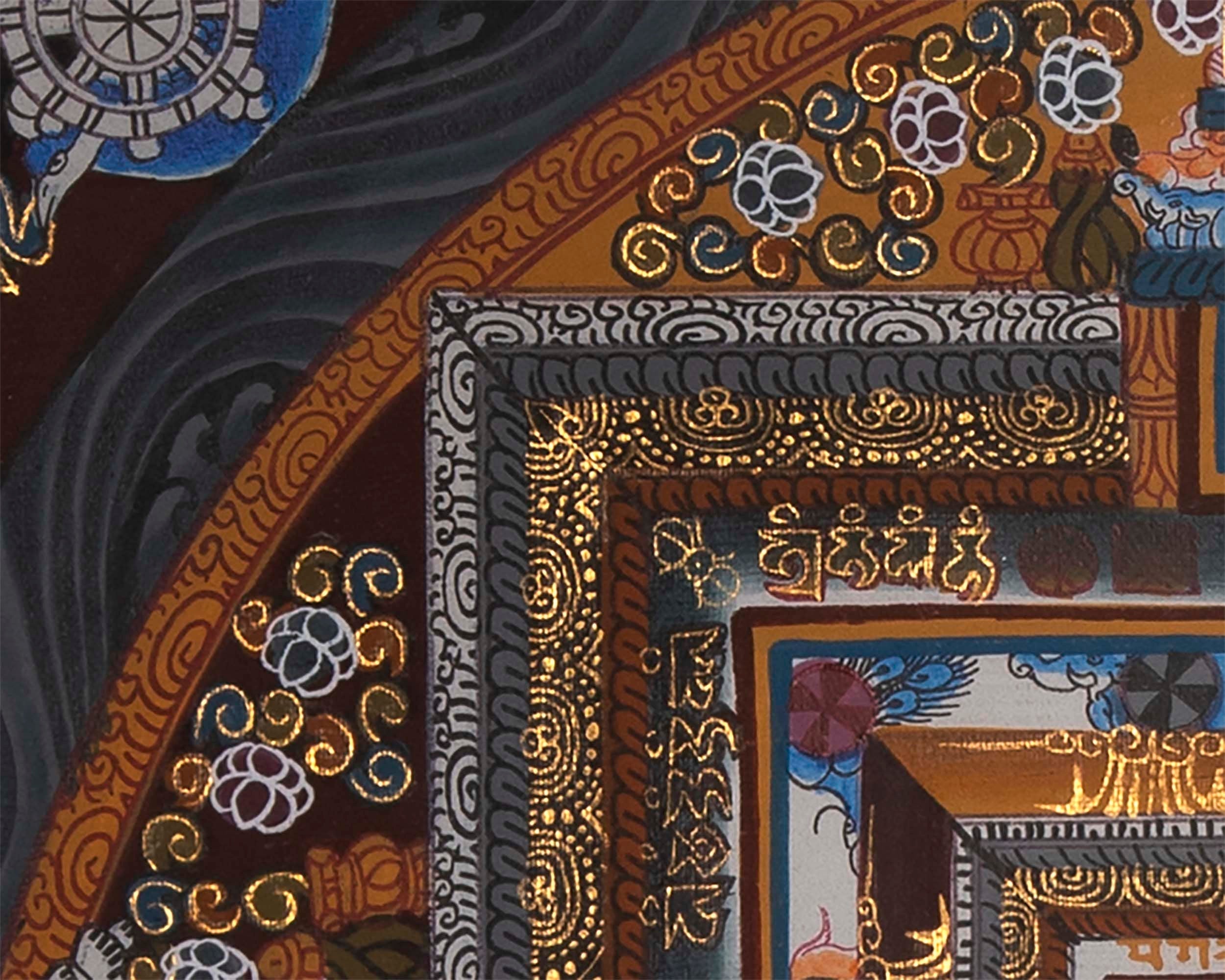 Buddhist Kalachakra Mandala | Spiritual Art