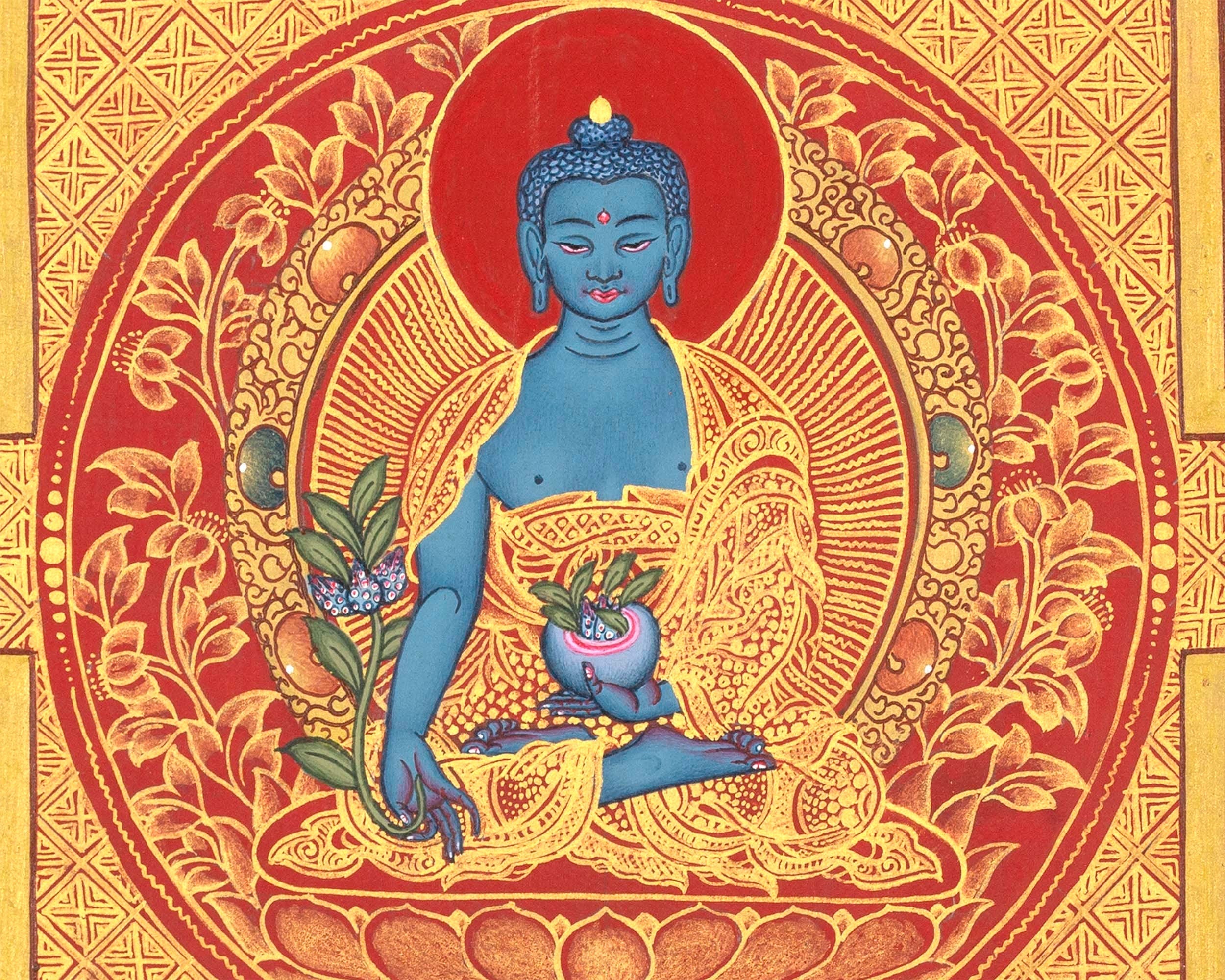 Medicine Buddha Mandala | Buddhist Painting