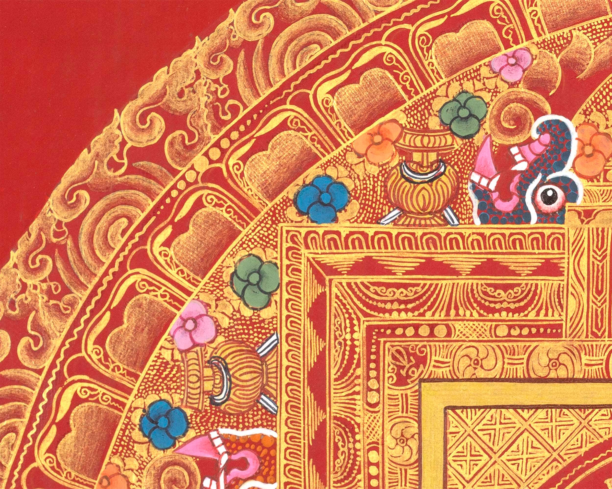 Medicine Buddha Mandala | Buddhist Painting
