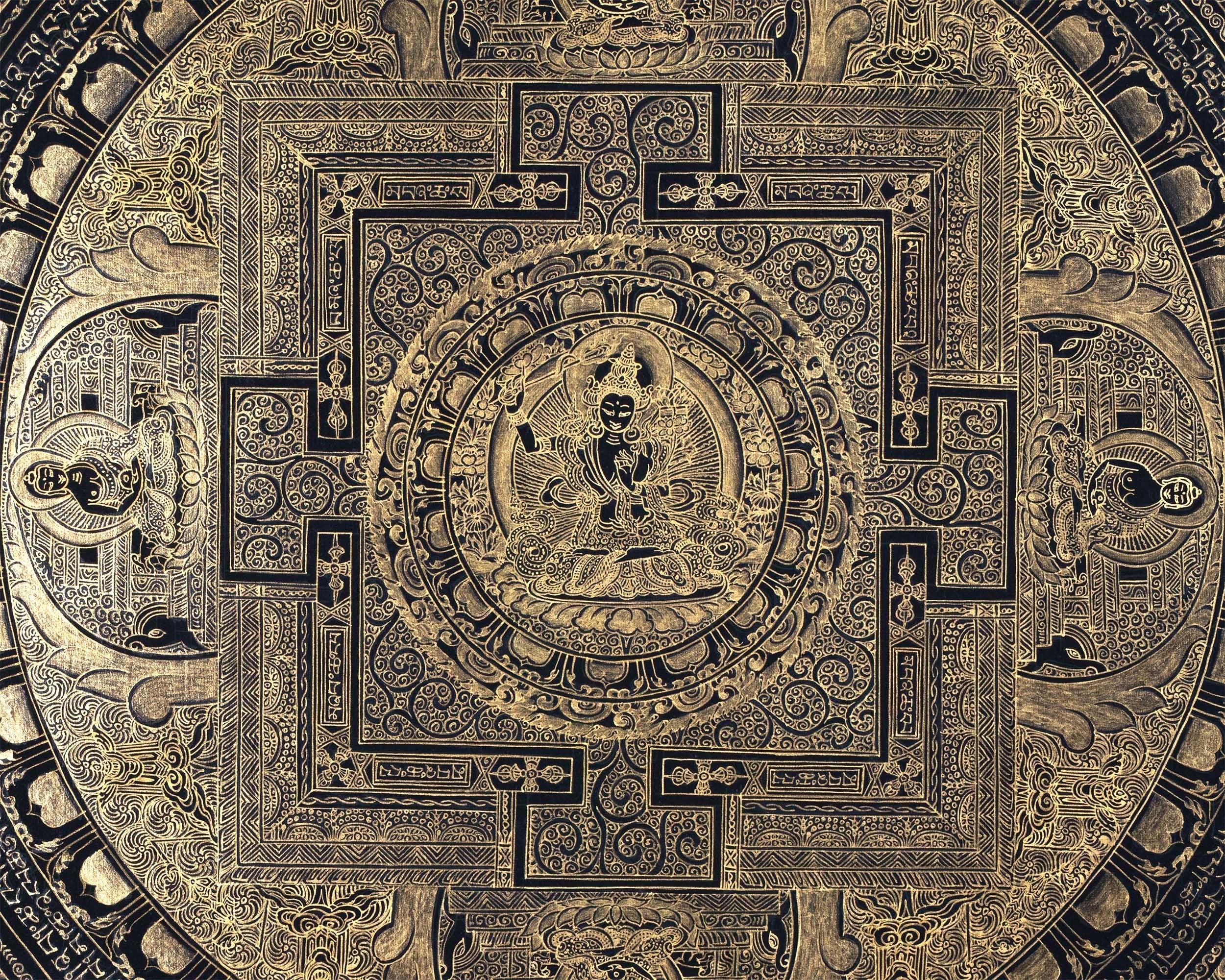 Manjushri Mandala for Meditation | Bodhisattva Manjushri