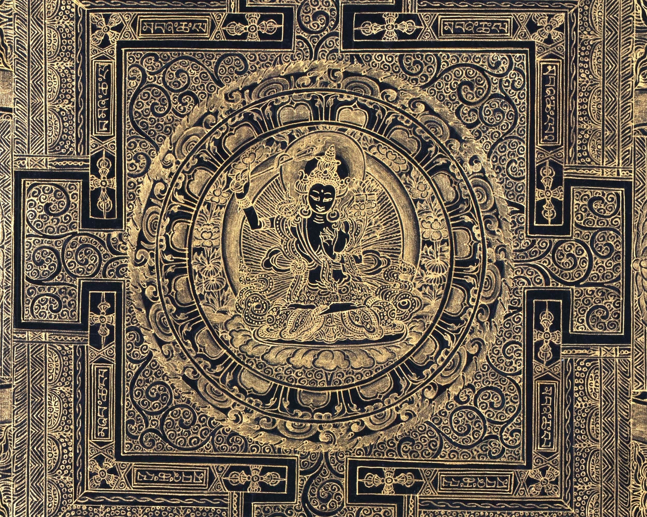 Manjushri Mandala for Meditation | Bodhisattva Manjushri