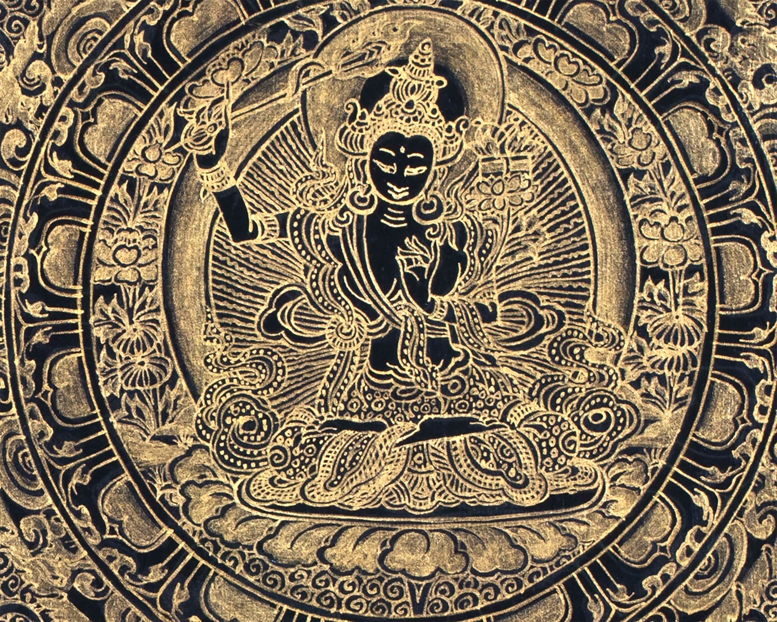 Manjushri Mandala for Meditation | Bodhisattva Manjushri