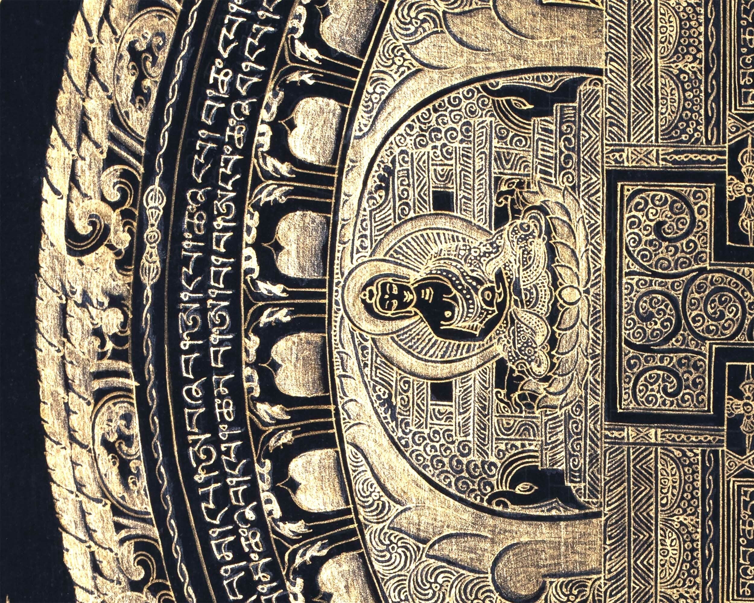 Manjushri Mandala for Meditation | Bodhisattva Manjushri