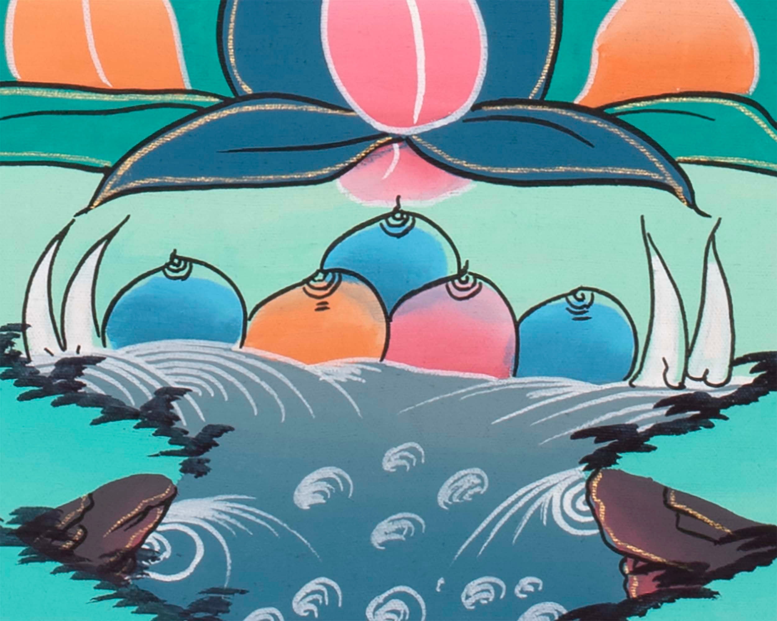 Dorje Sempa Thangka | Tibetan Vajrasattva Art