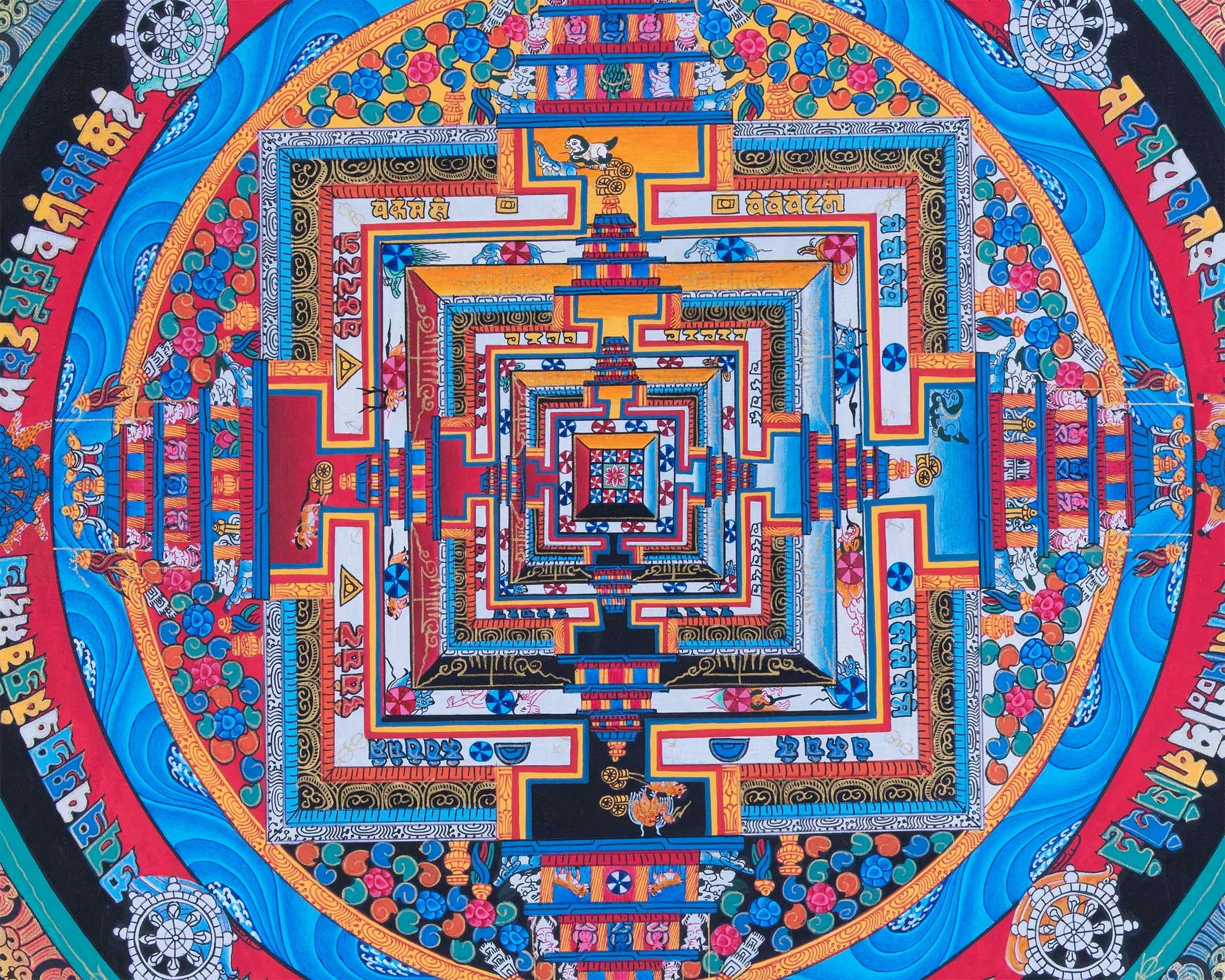 Kalachakra mandala | Wall Decoration Painting