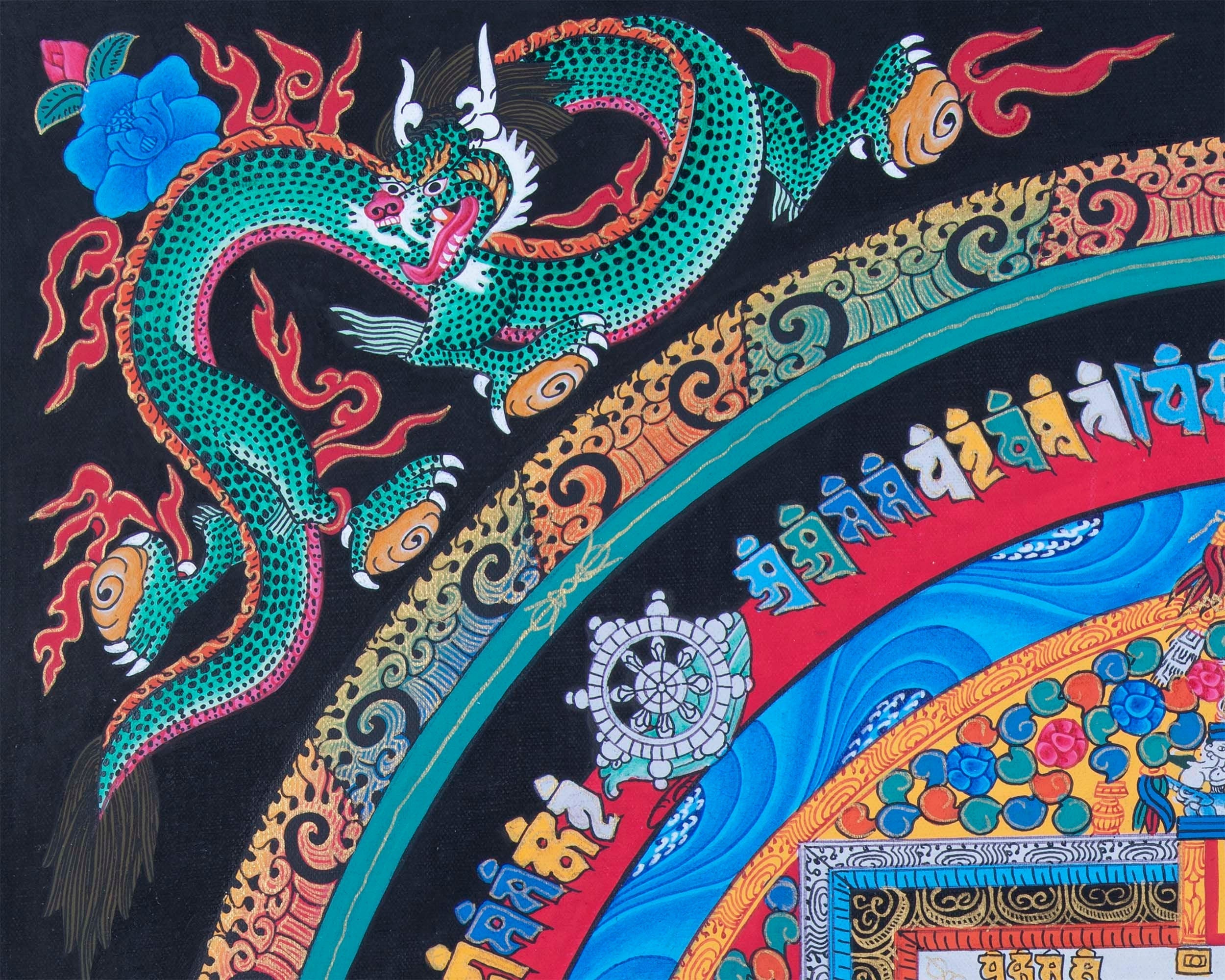 Kalachakra mandala | Wall Decoration Painting