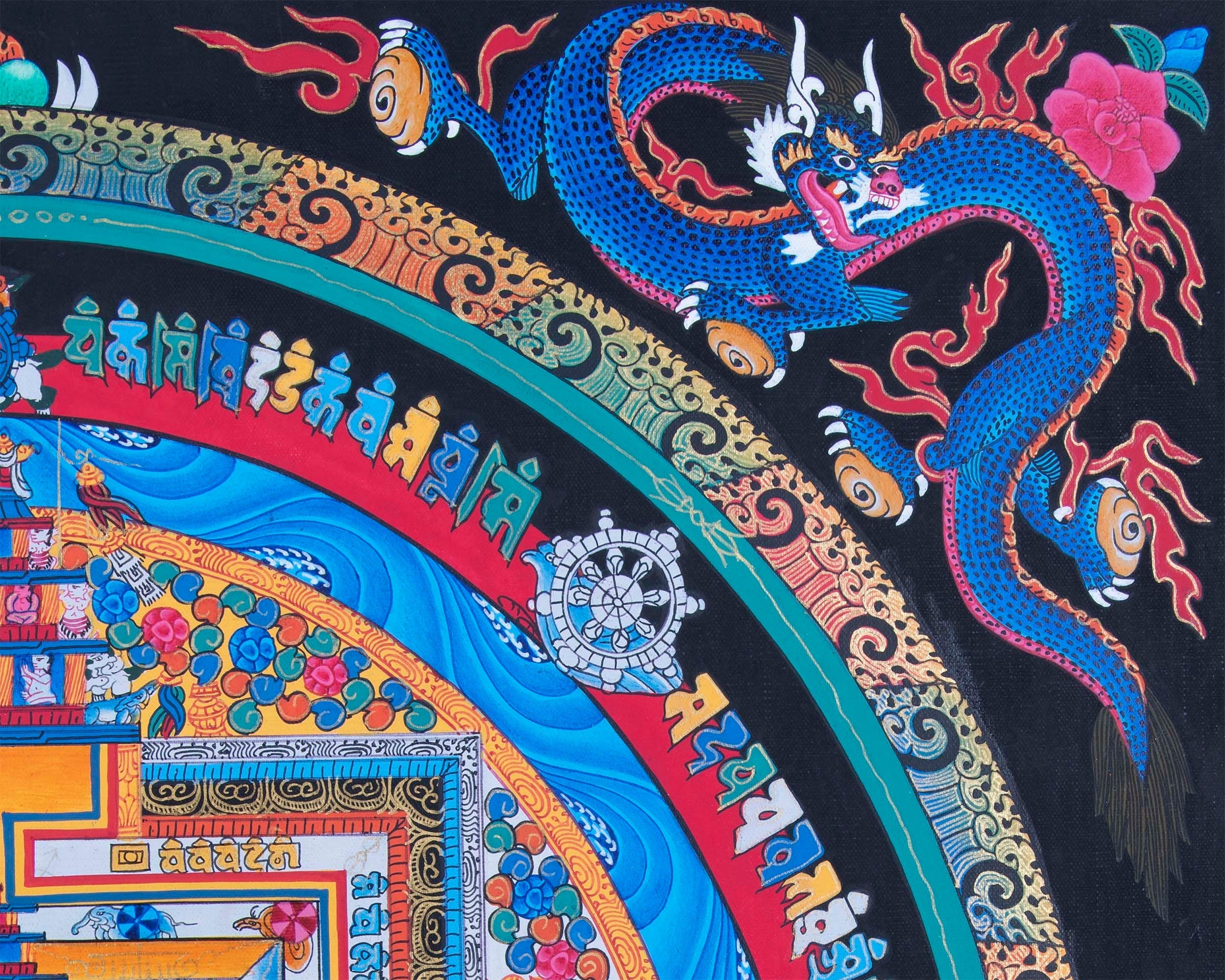 Kalachakra mandala | Wall Decoration Painting