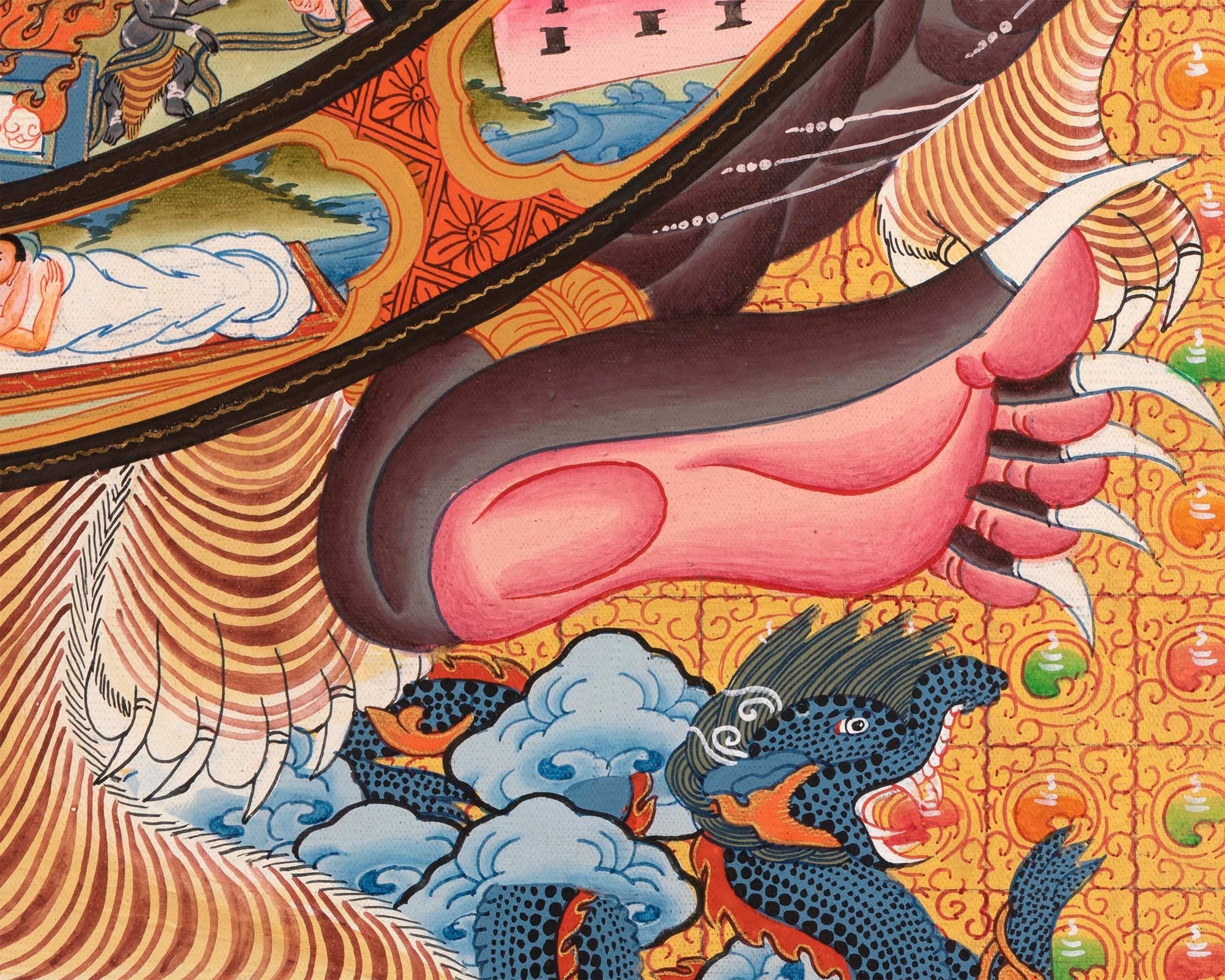 Thangka Wheel of Life | Wall hanging Decoration
