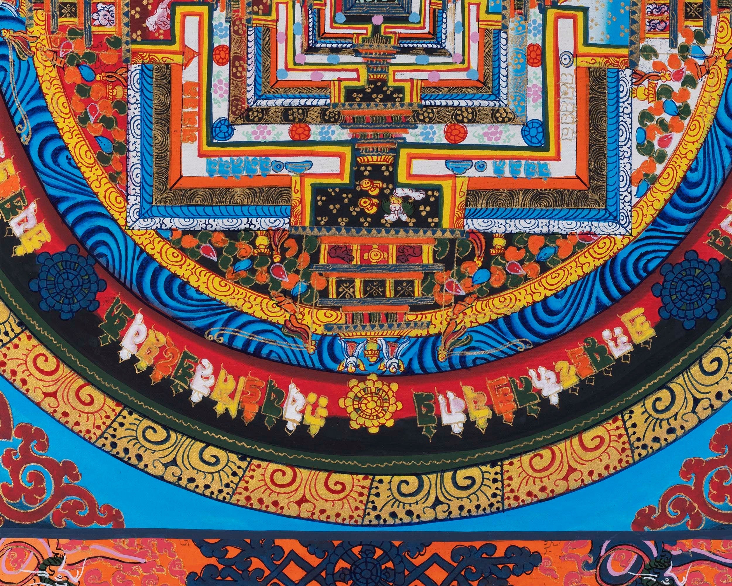 Fine Kalachakra Mandala | Art for Wealth And Success