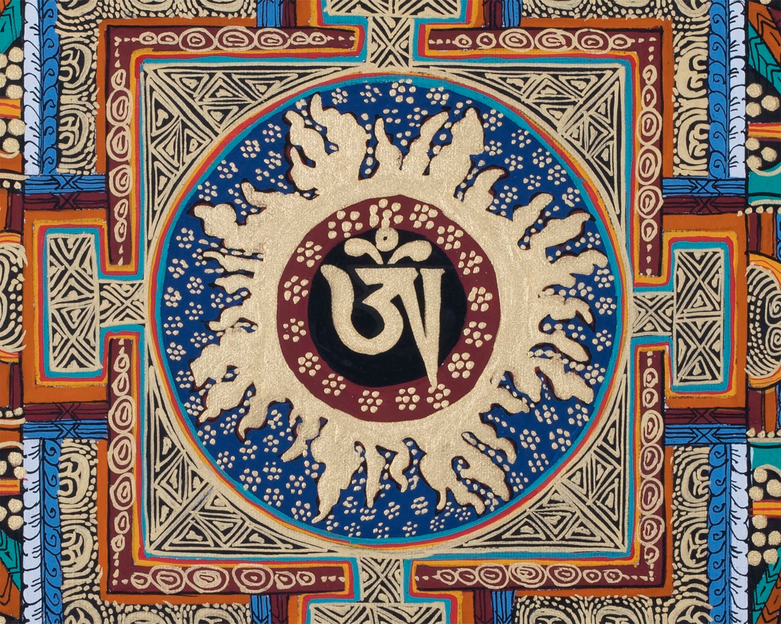 Om Mandala Thangka | Wall hanging