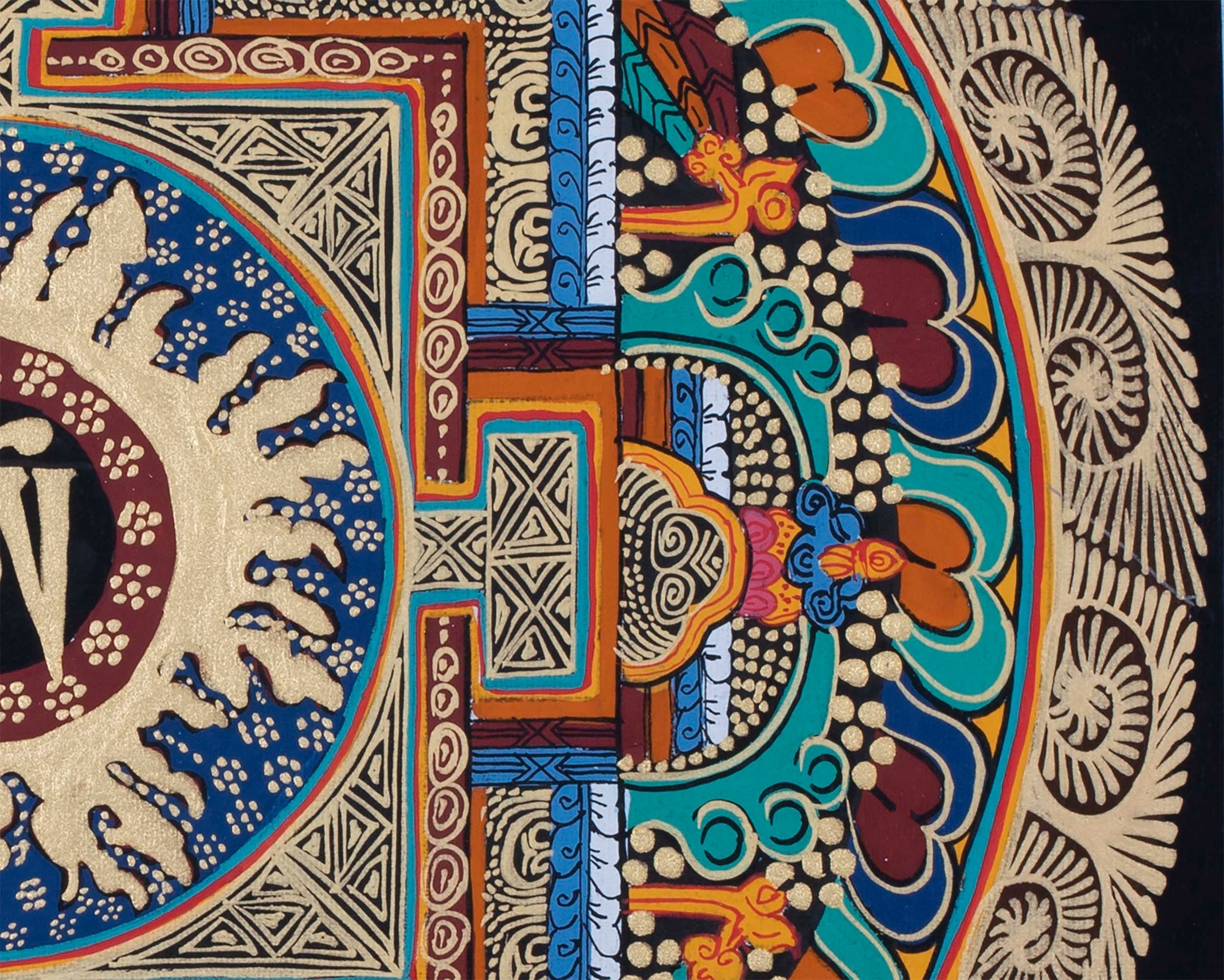 Om Mandala Thangka | Wall hanging