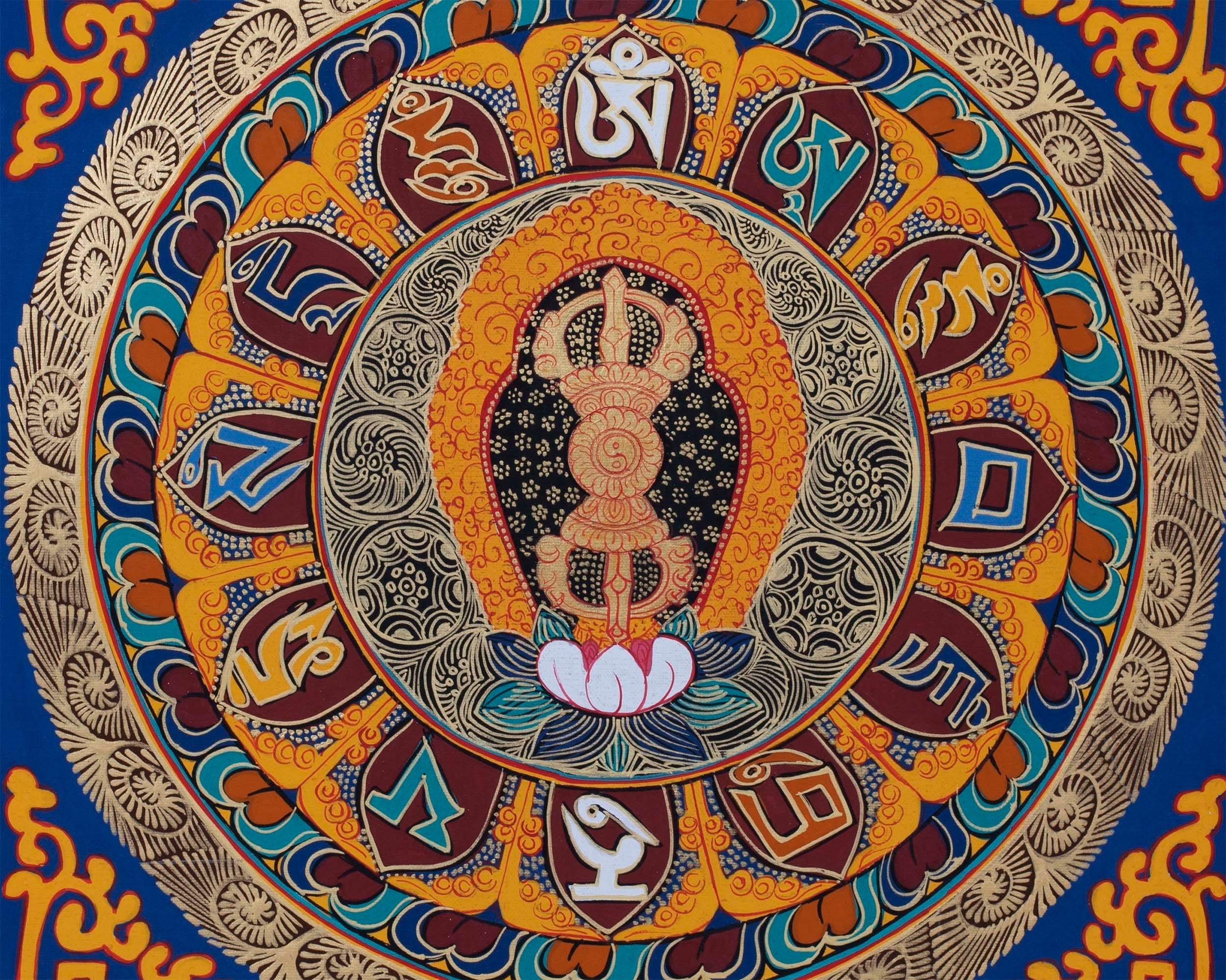 Vajra Mandala Thangka | Sacred Wall Decor