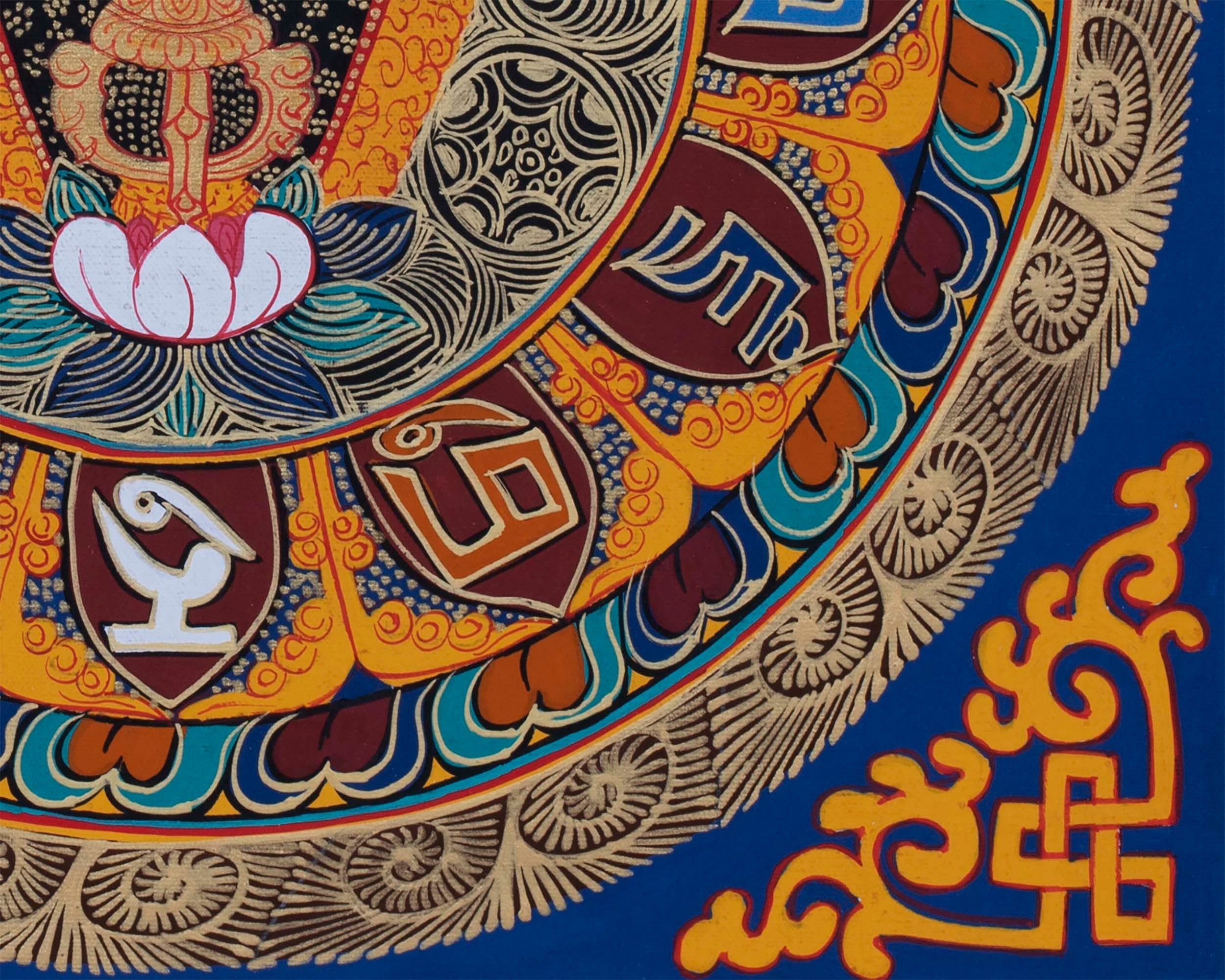 Vajra Mandala Thangka | Sacred Wall Decor