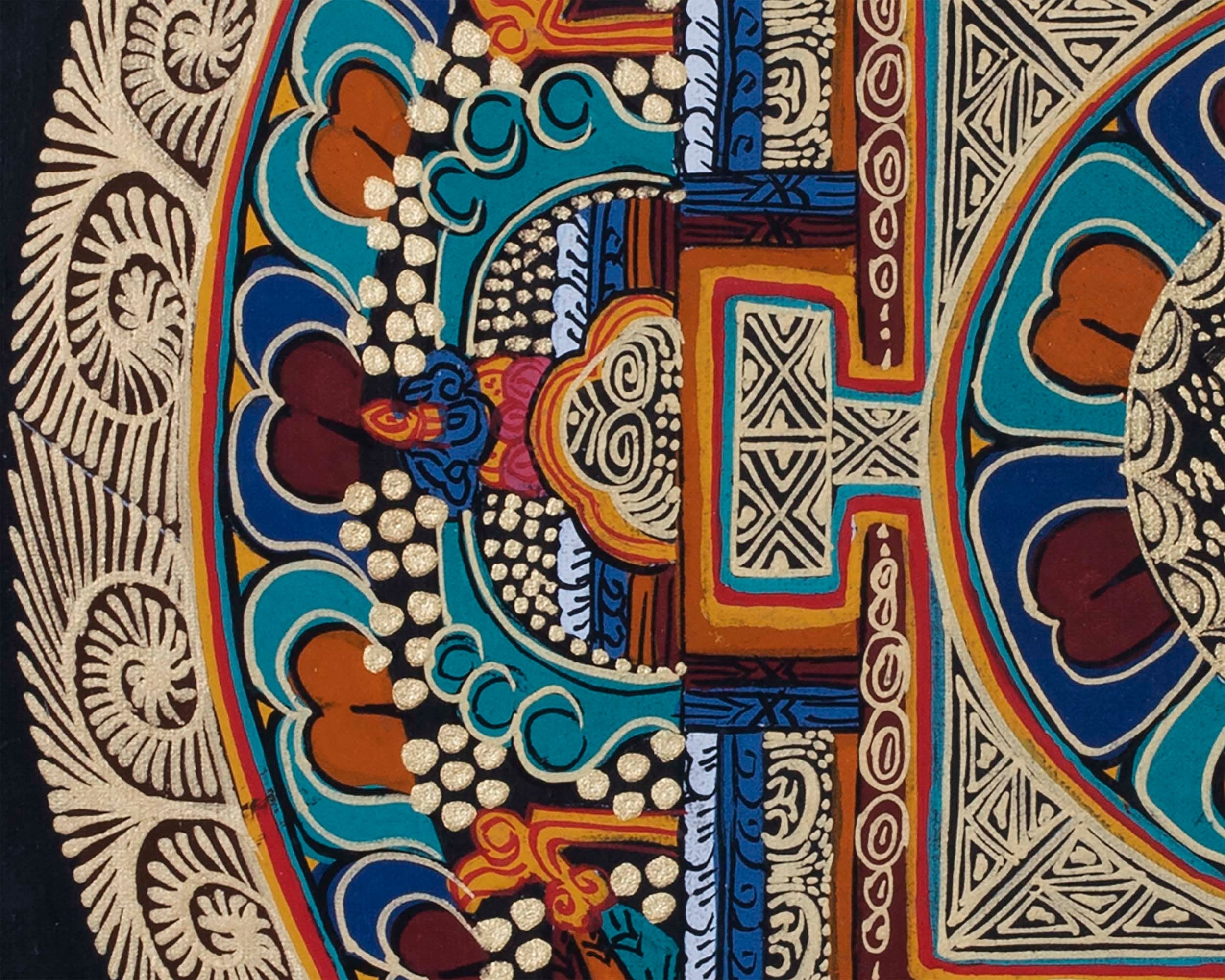 Endless Knot Mandala | Tibetan Thangka Art