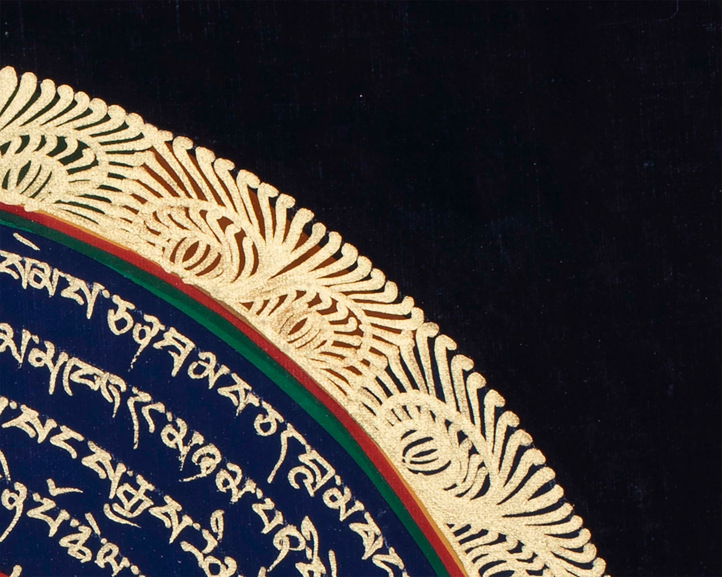 Round Mandala Thangka | Wall Decoration Painting