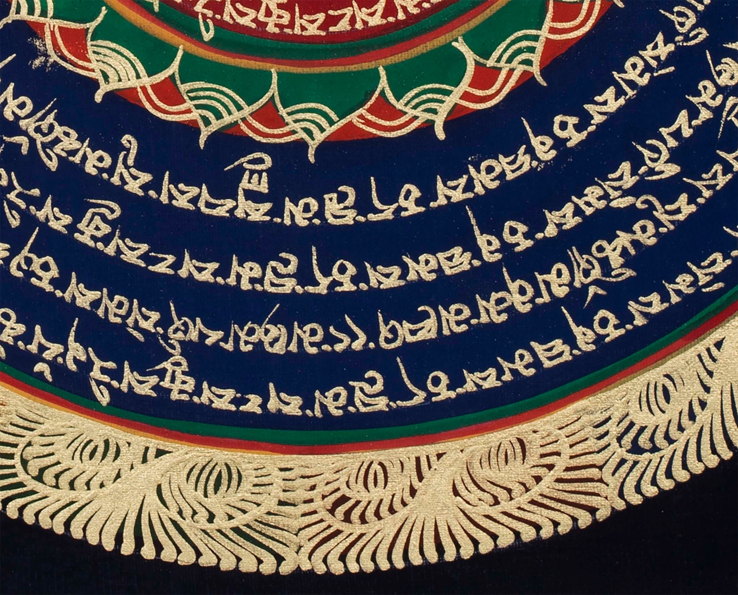 Round Mandala Thangka | Wall Decoration Painting