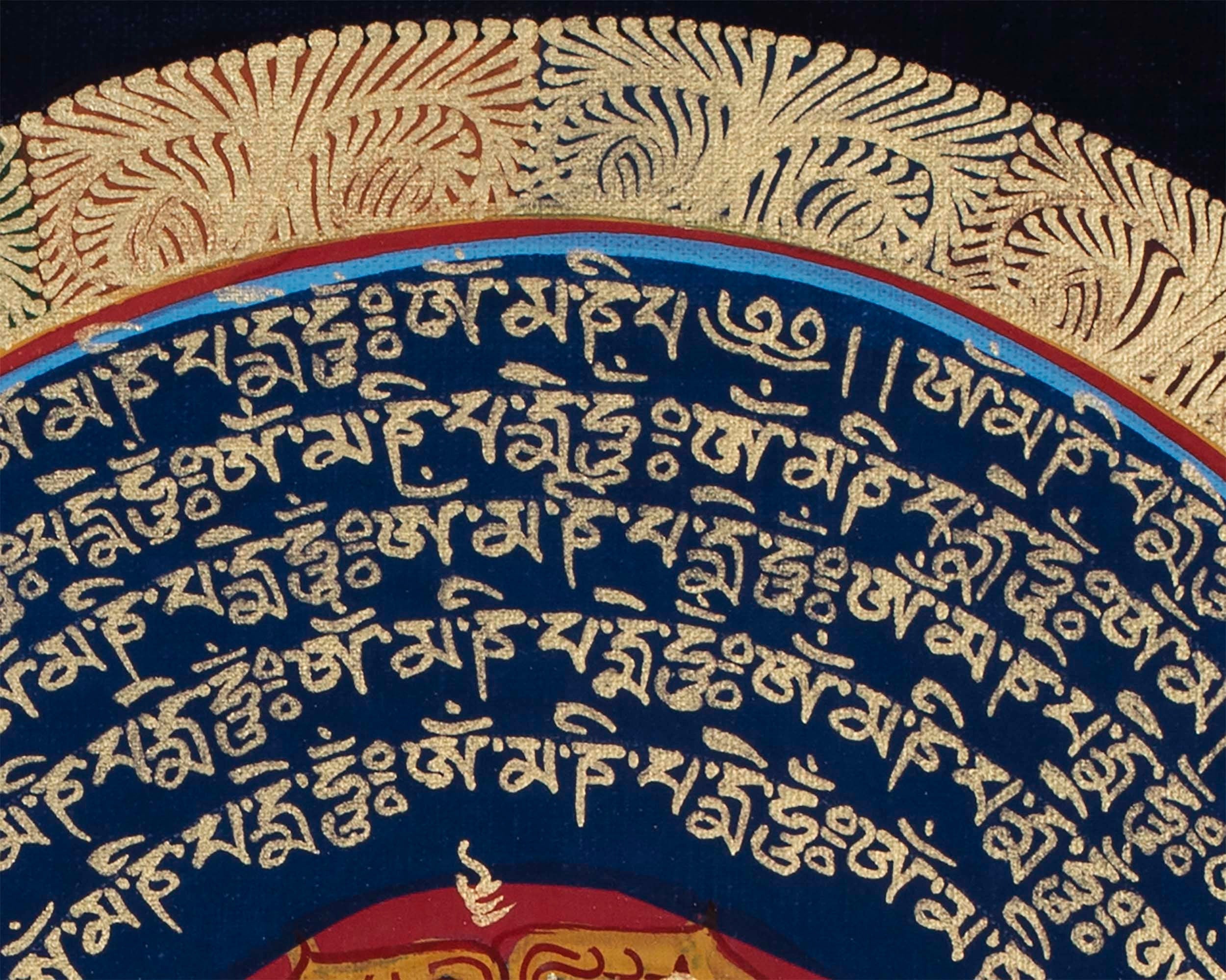 8 Auspicious Symbols Mandala | Buddhist Wall Hanging