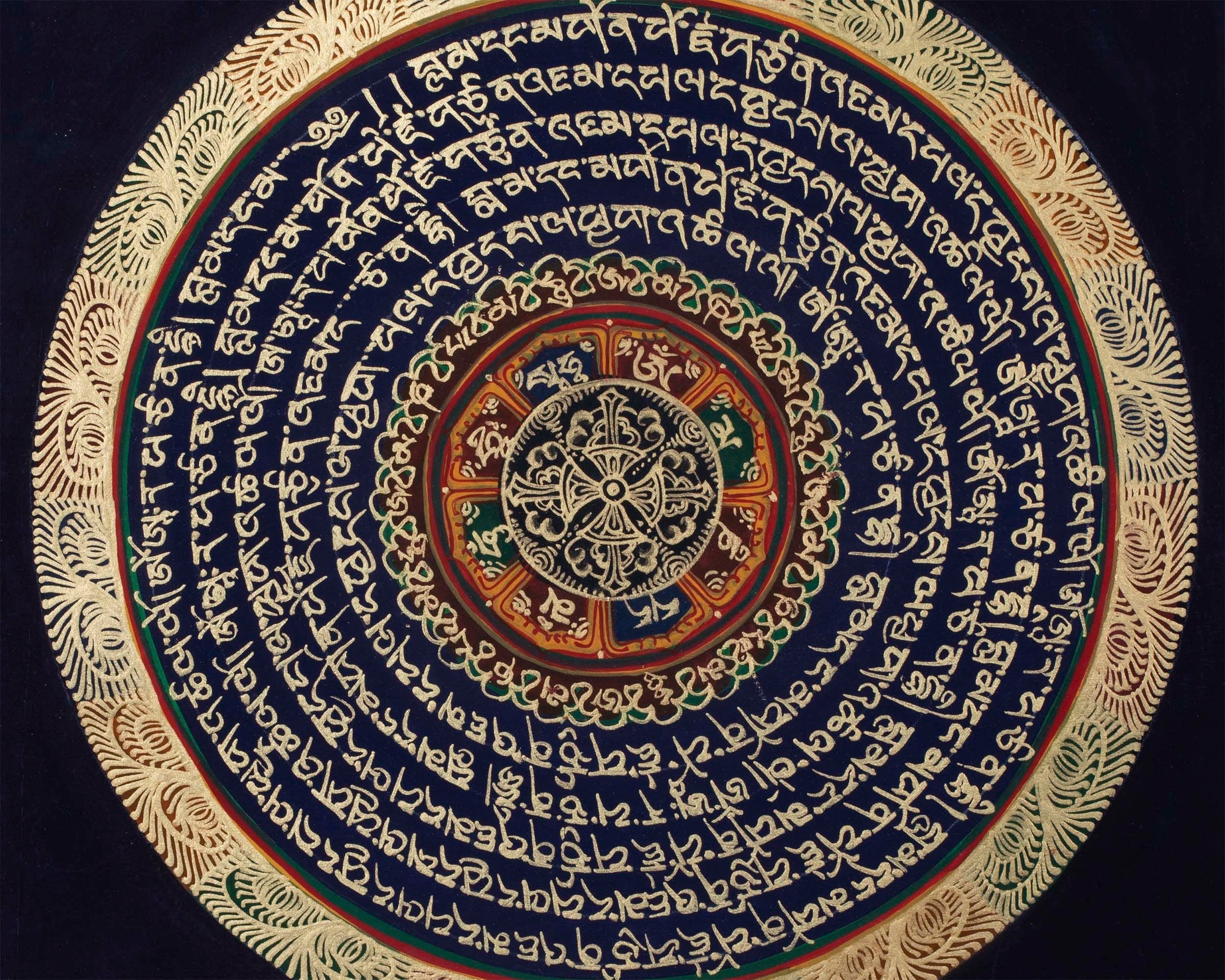 Mandala Thangka Painting | Spiritual Art for Altar Decor