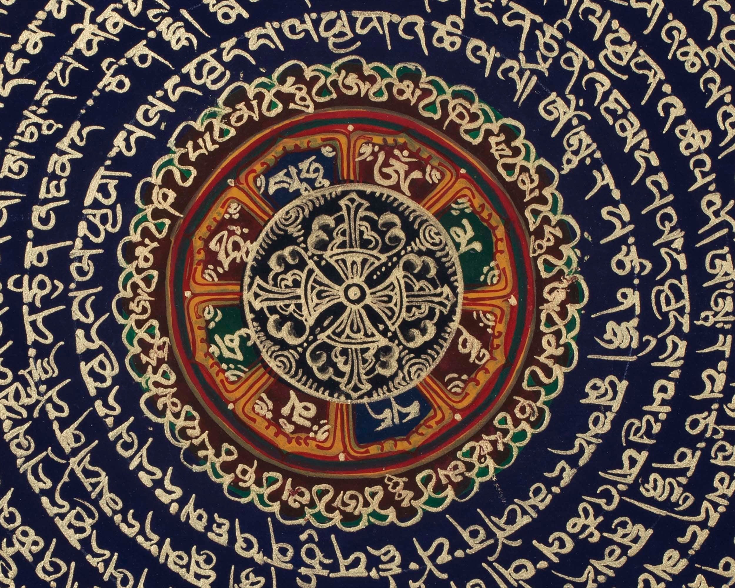 Mandala Thangka Painting | Spiritual Art for Altar Decor