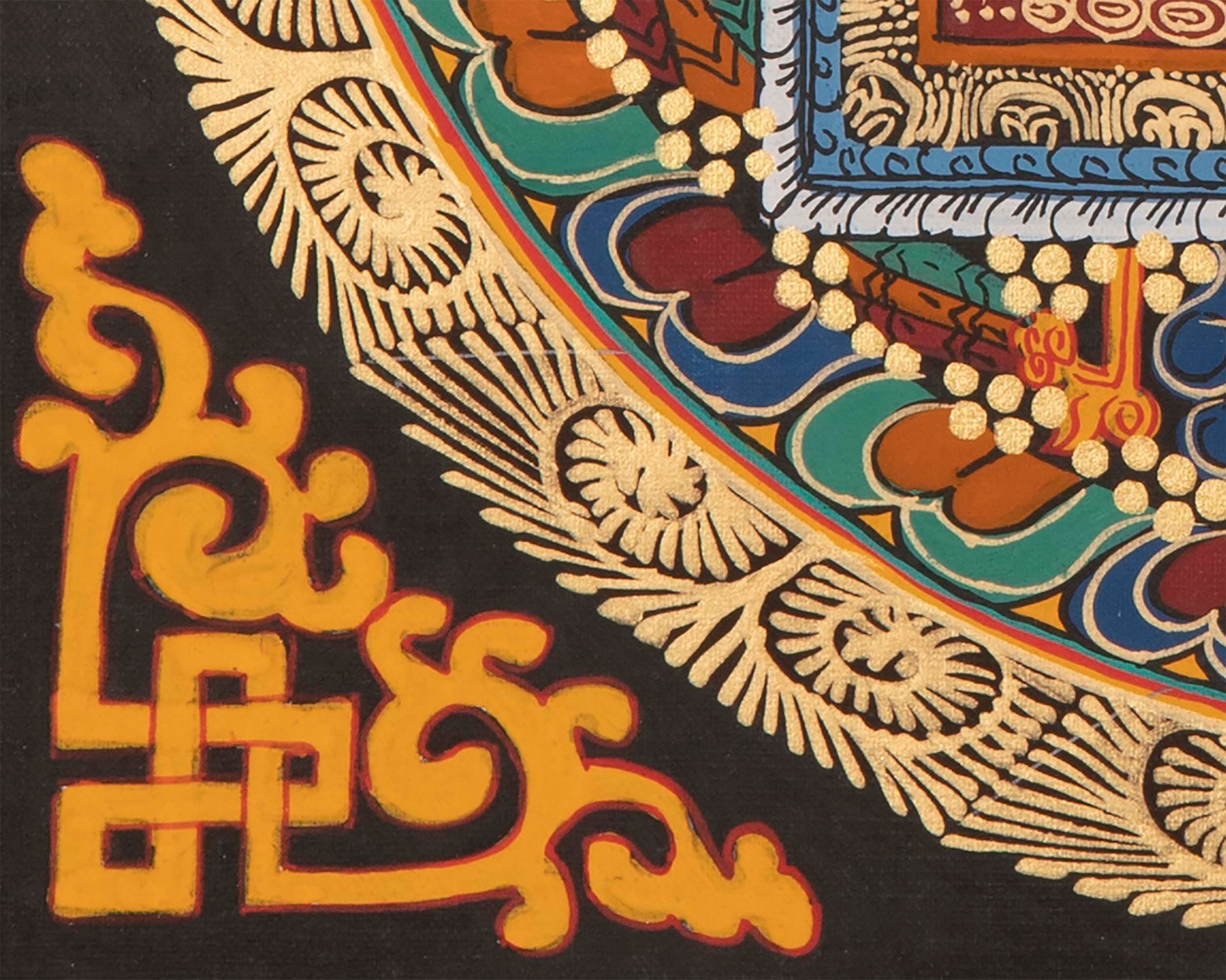 Mantra Mandala Thangka | Tibetan Painting