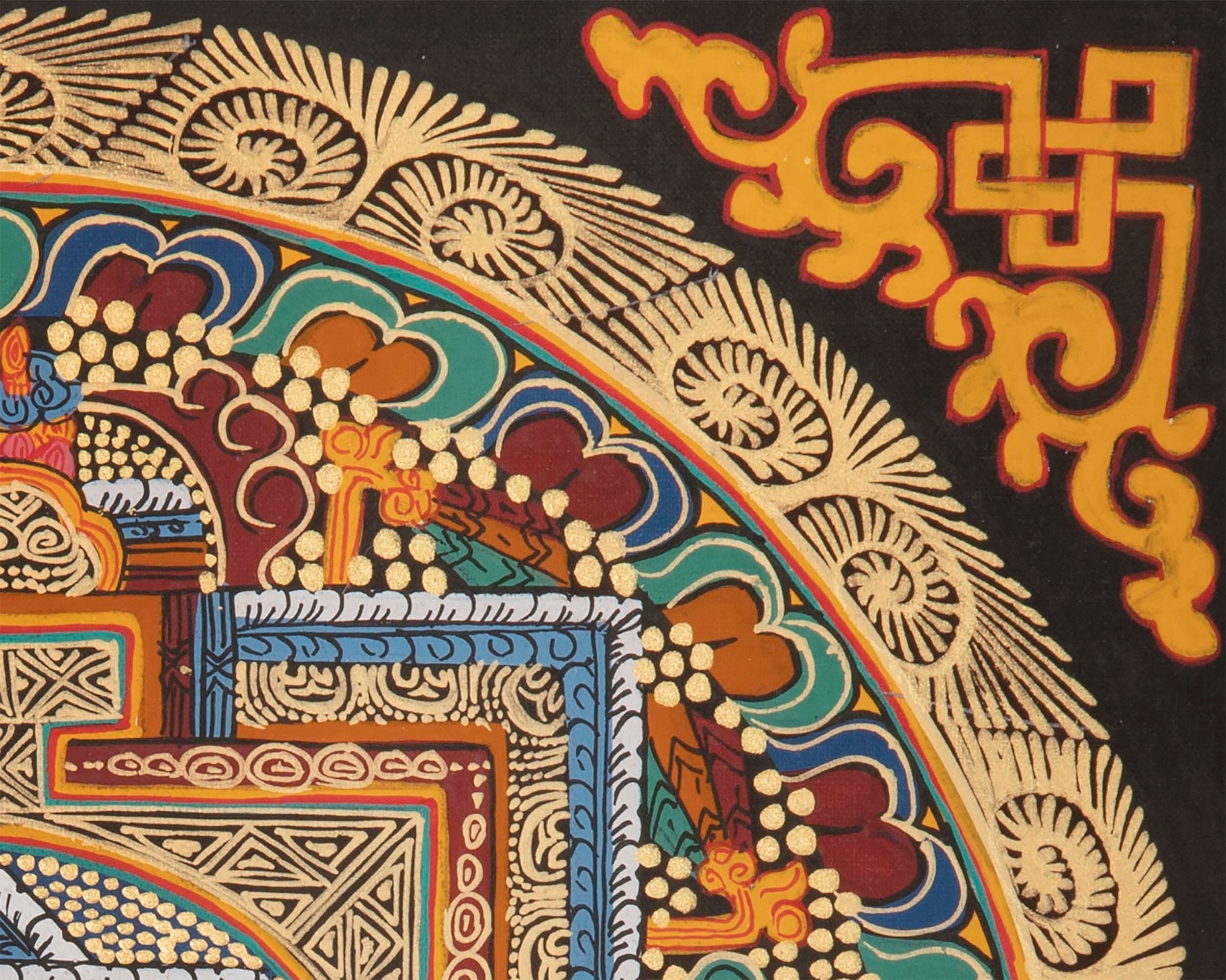Mantra Mandala Thangka | Tibetan Painting