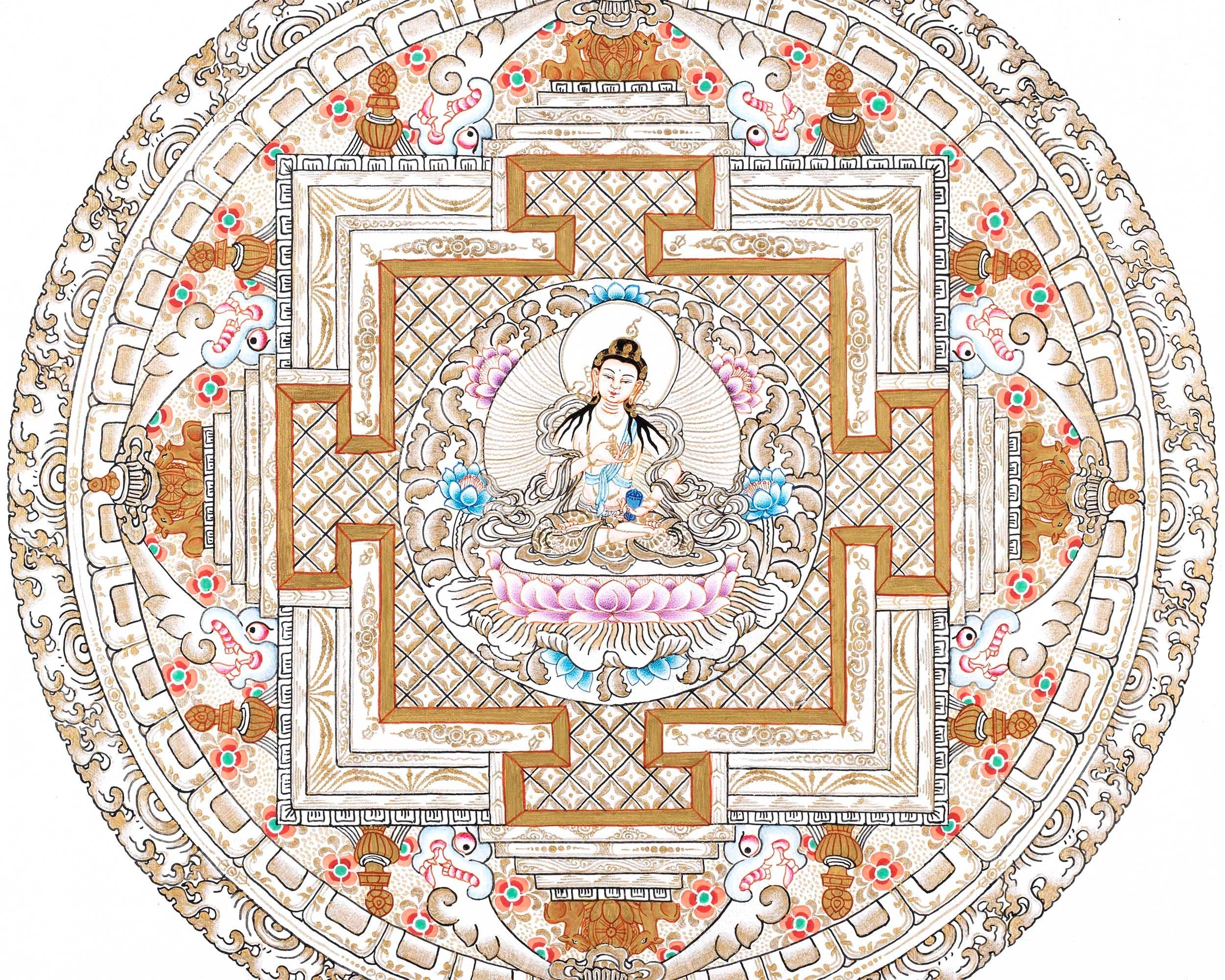 Vajrasattva Thangka | Wall Hanging Art For Office