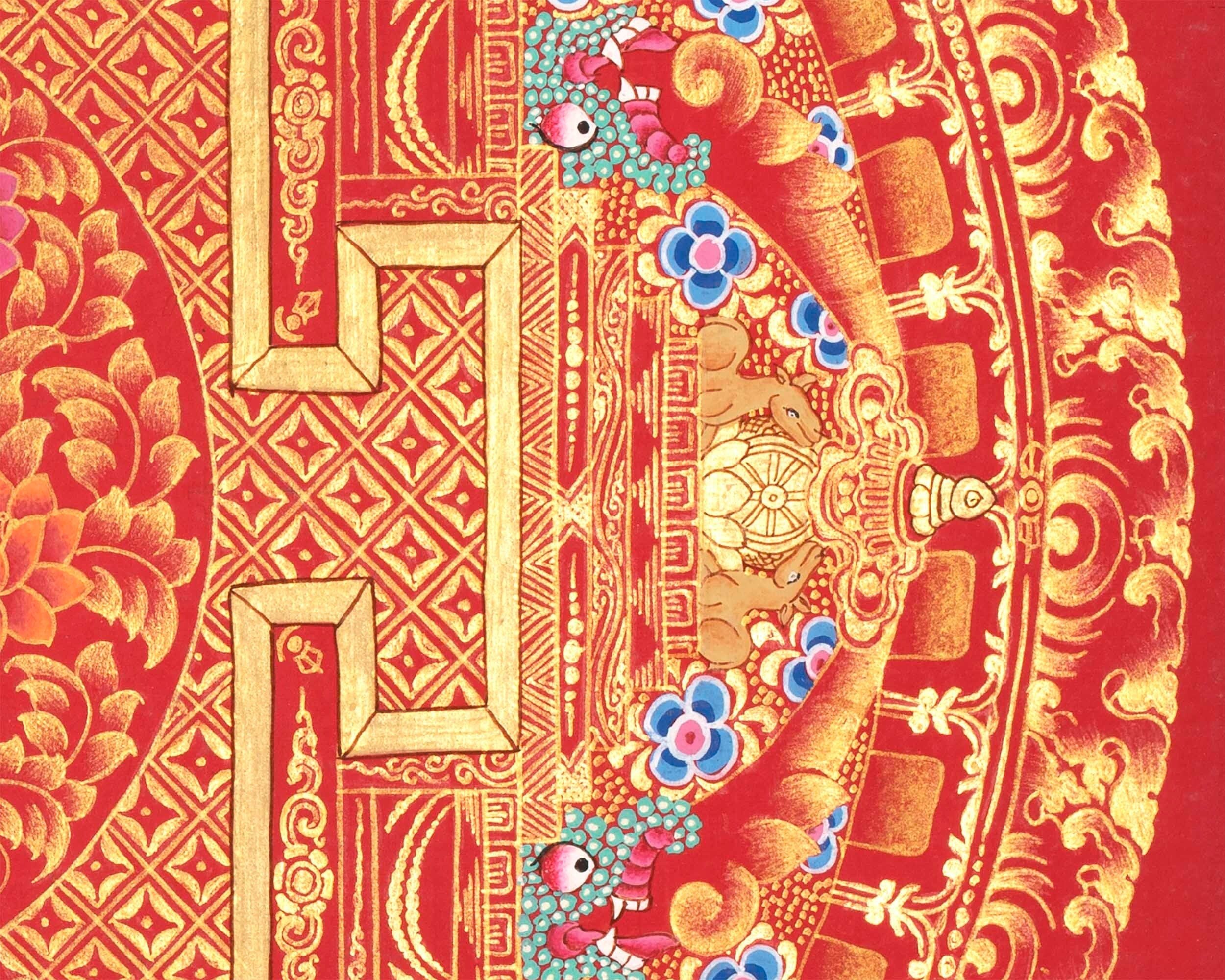1000 Arm Chenrezig |  Buddhist Thangka