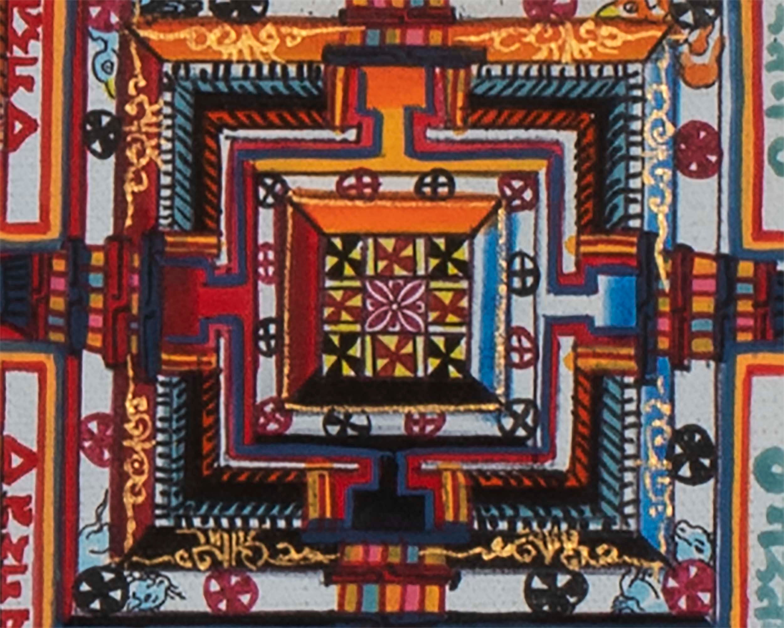 Kalachakra Mandala Thangka Painting | Rare Genuine Hand Painted Tibetan thangka