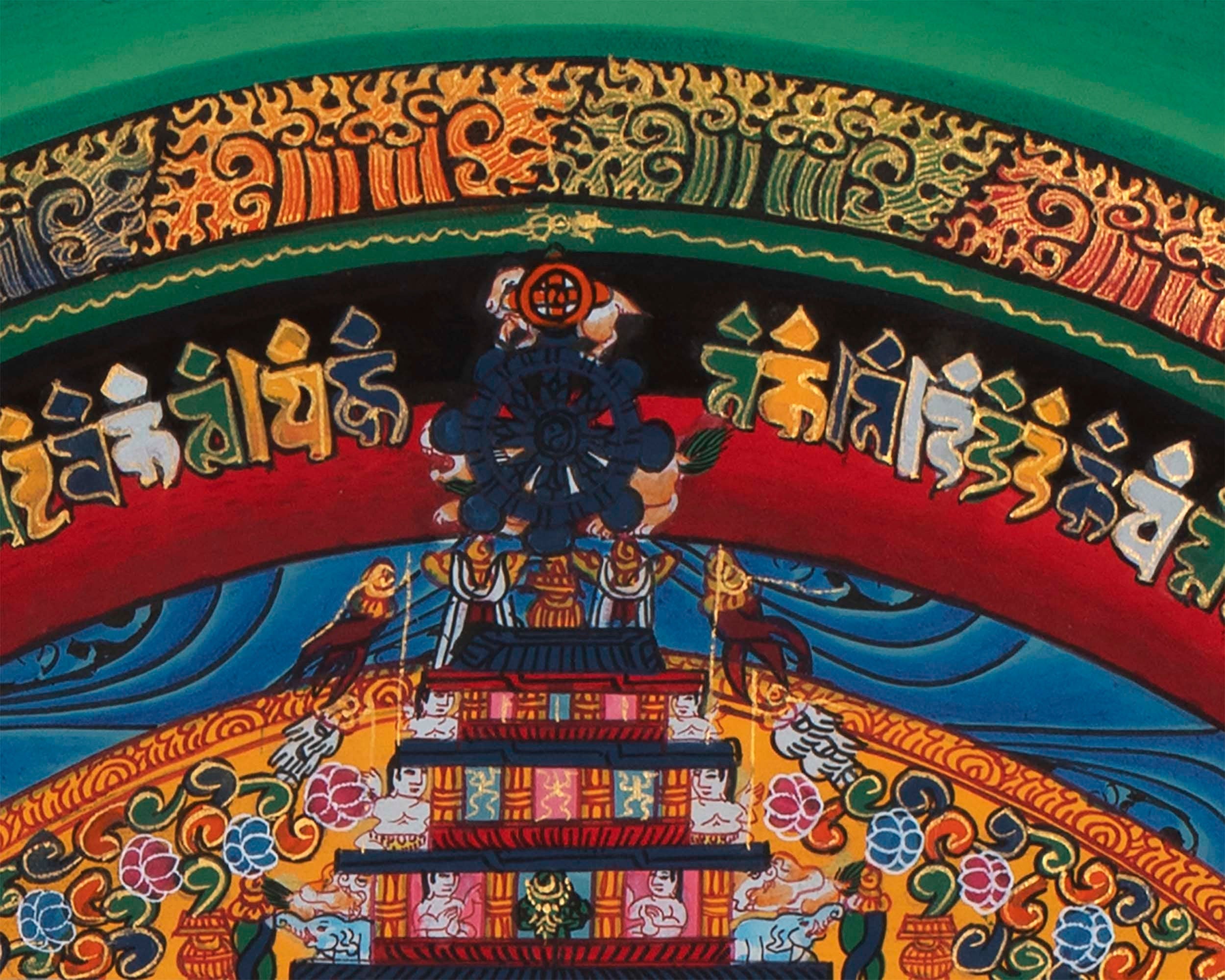 Kalachakra Mandala Thangka Painting | Rare Genuine Hand Painted Tibetan thangka