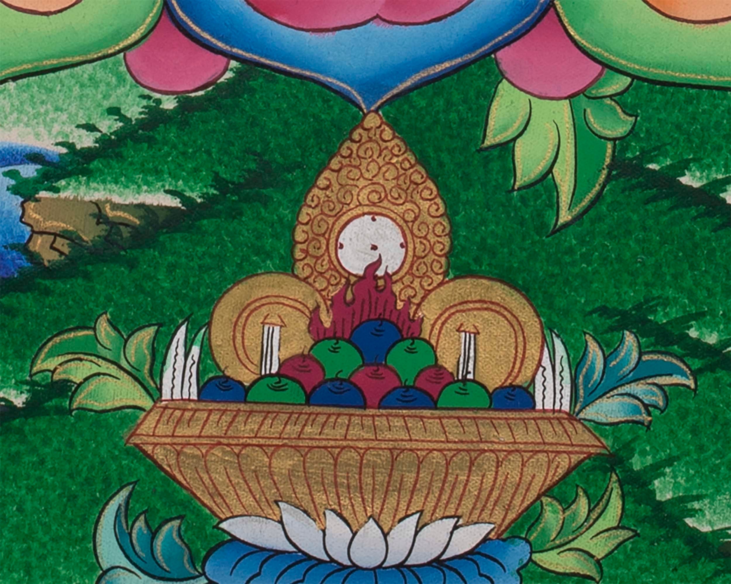 Vajrabhairava Buddhist Thangka | Yamantaka Painting |