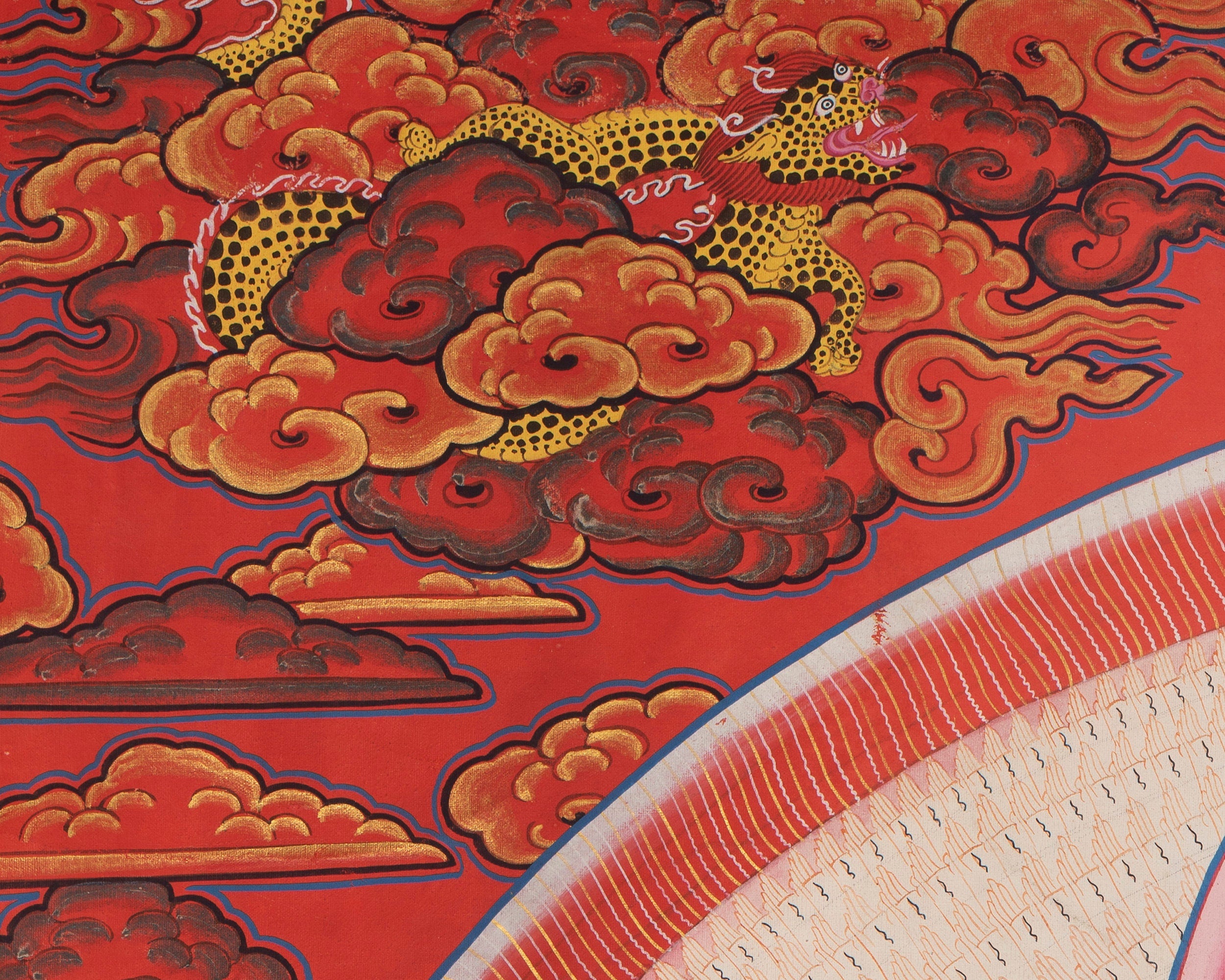 Buddhist Lokeshwor Thangka | 1000 armed Chengrezig Tibetan Buddhist