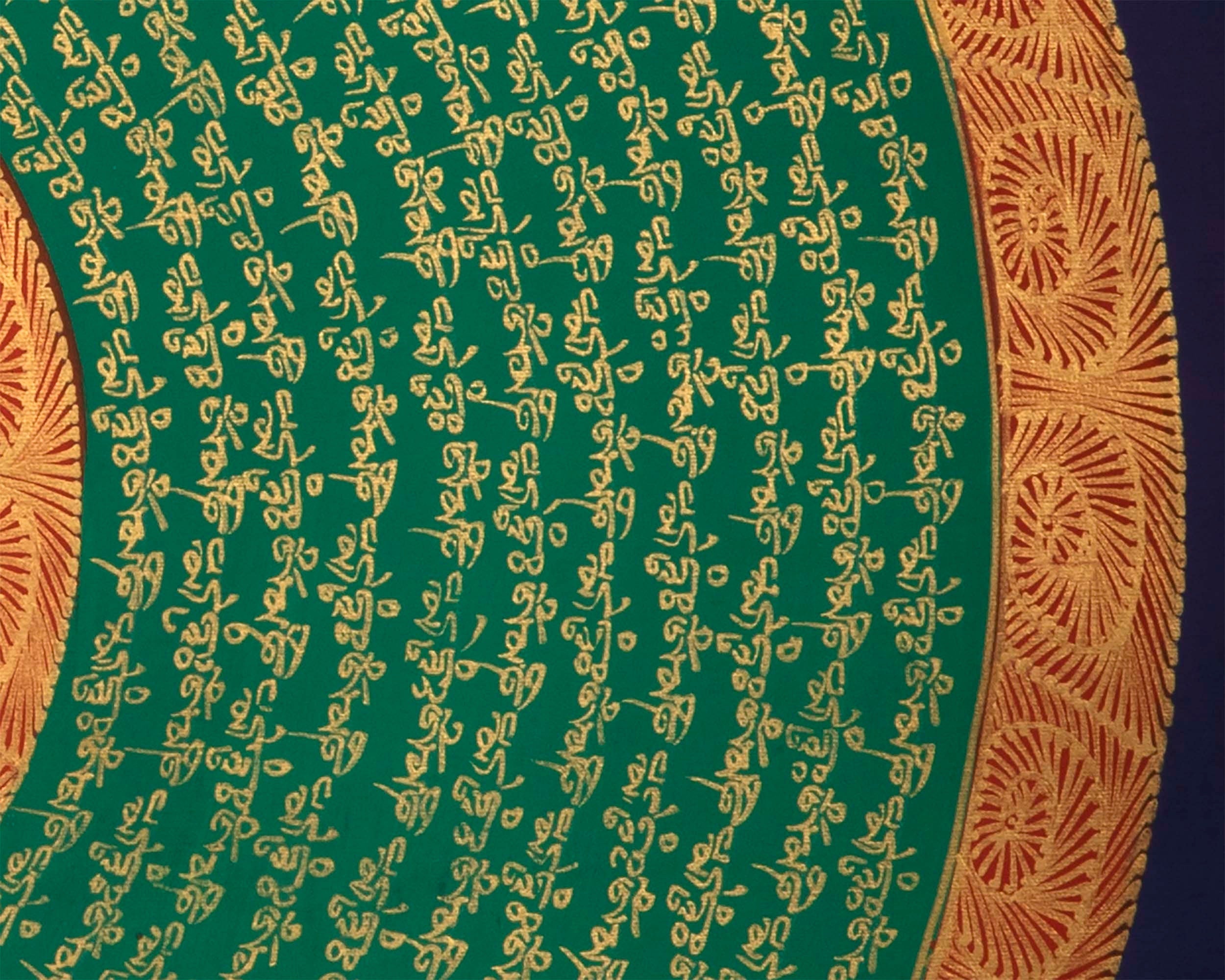 Round Mandala Thangka | Mindfulness Meditation