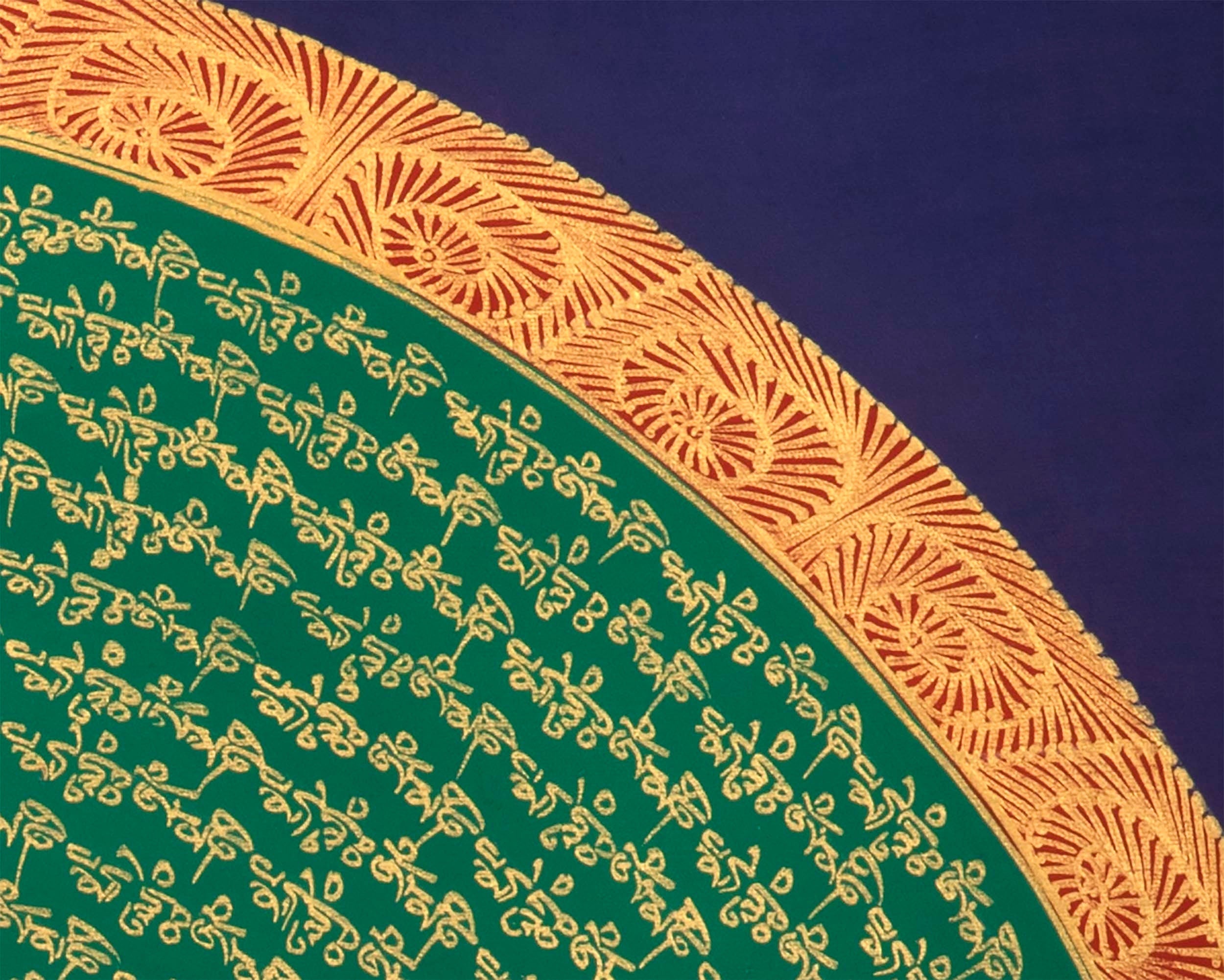 Round Mandala Thangka | Mindfulness Meditation