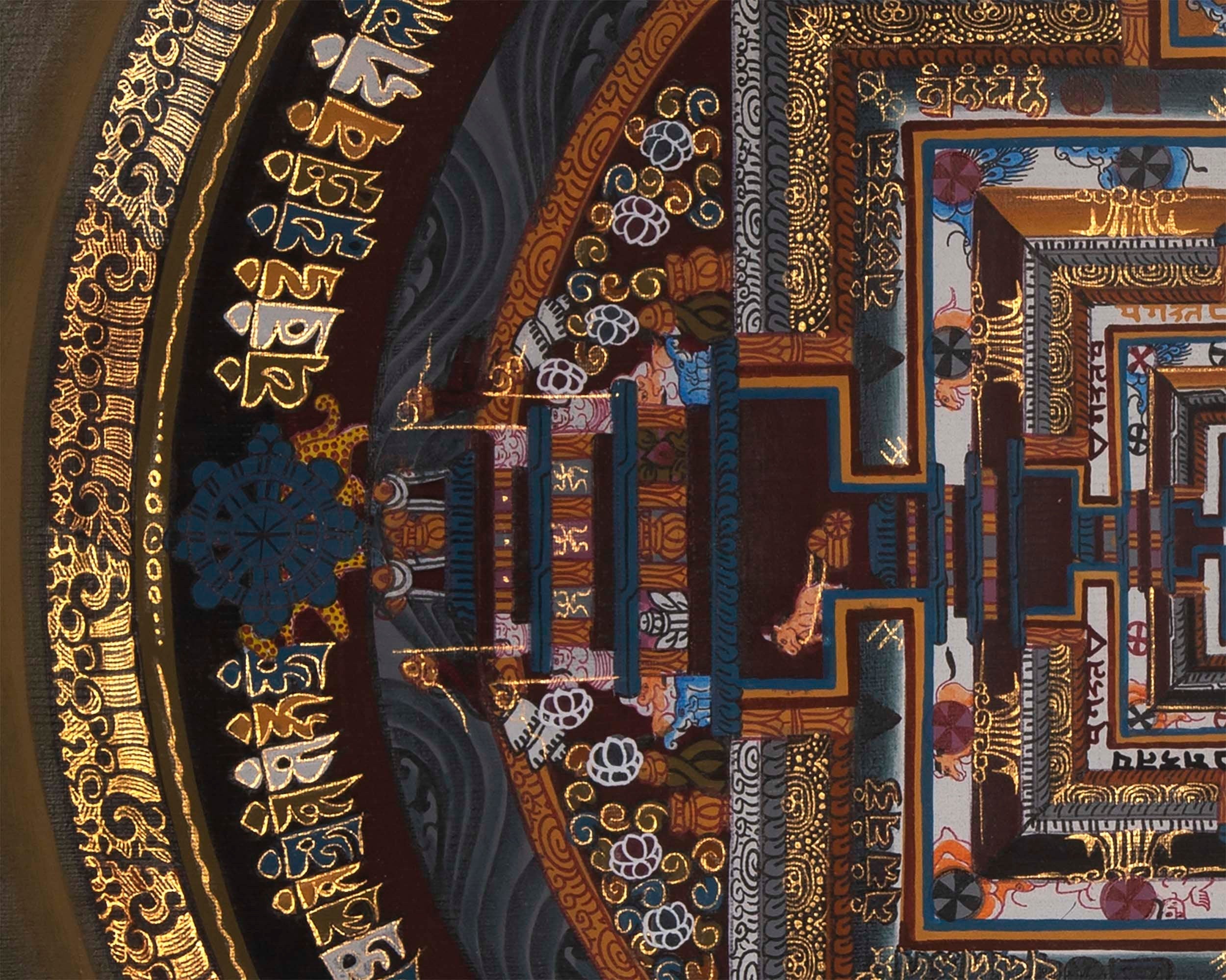 Buddhist Kalachakra Mandala | Spiritual Art