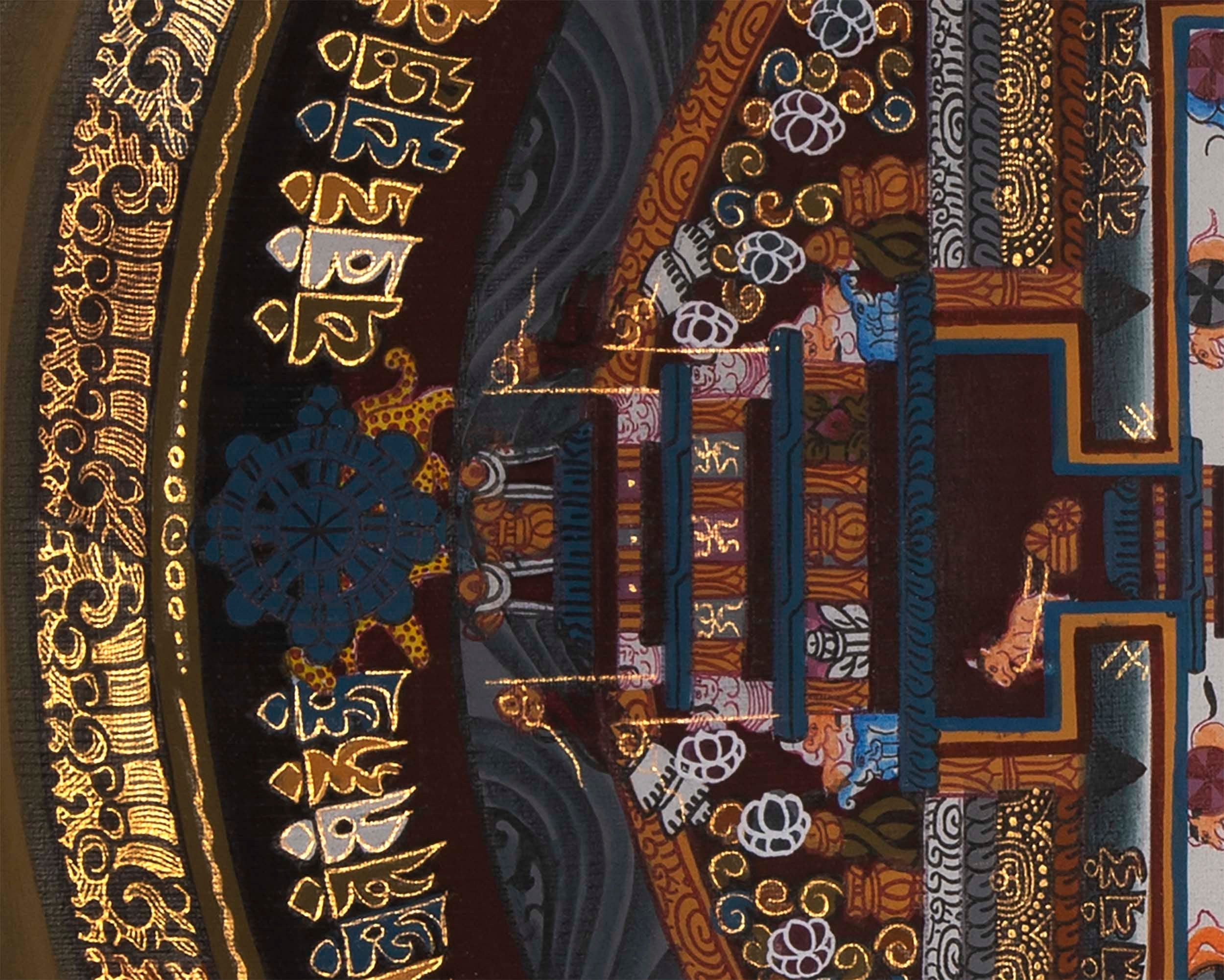 Buddhist Kalachakra Mandala | Spiritual Art