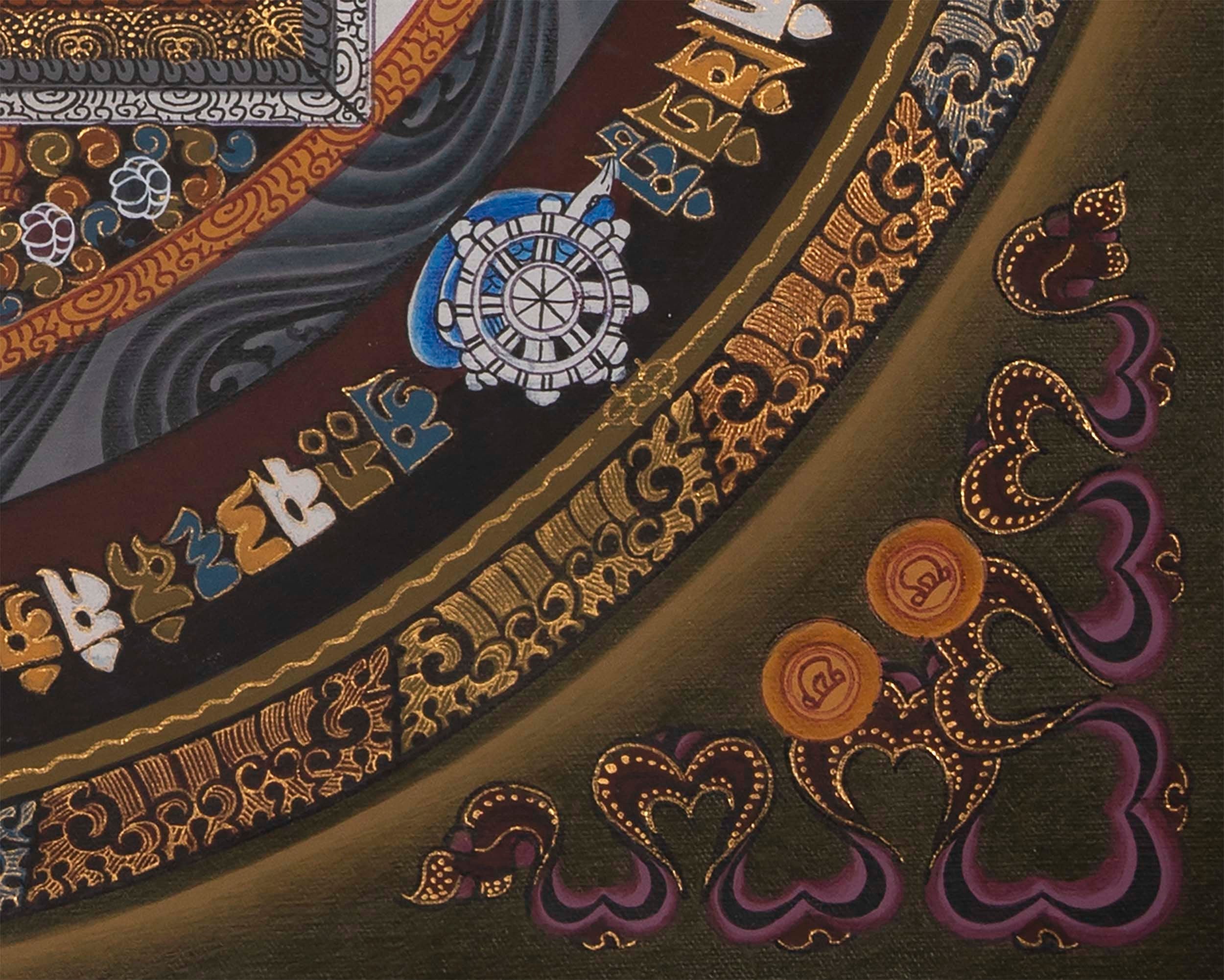 Buddhist Kalachakra Mandala | Spiritual Art